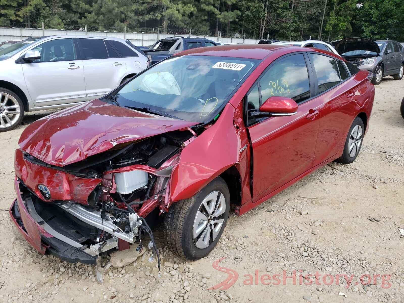 JTDKBRFU7J3593244 2018 TOYOTA PRIUS