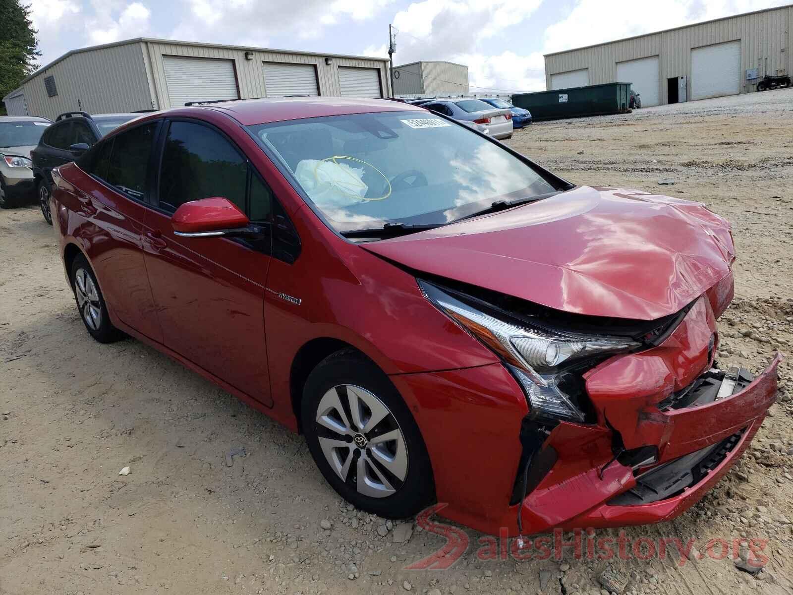 JTDKBRFU7J3593244 2018 TOYOTA PRIUS