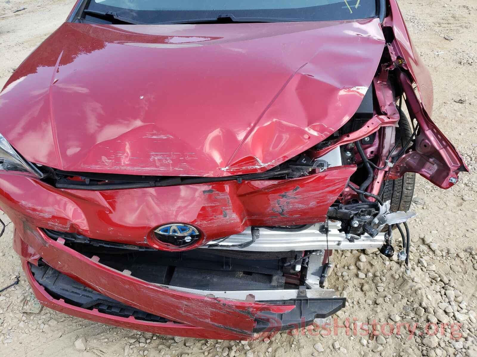 JTDKBRFU7J3593244 2018 TOYOTA PRIUS