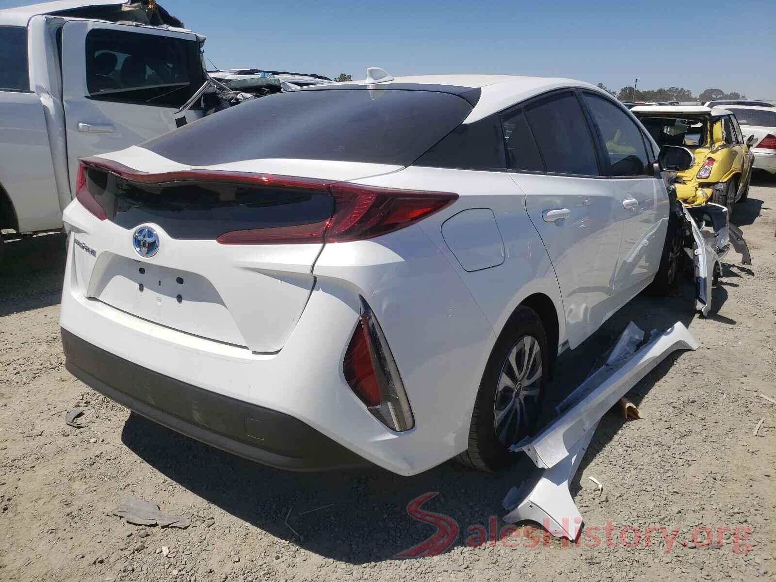 JTDKAMFP5M3190576 2021 TOYOTA PRIUS