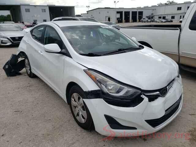 5NPDH4AE8GH754451 2016 HYUNDAI ELANTRA