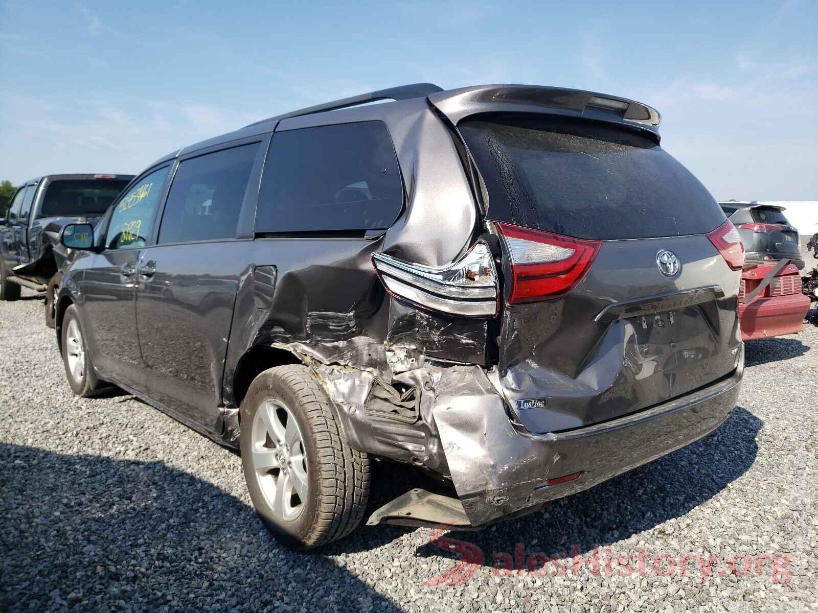 5TDKZ3DC4HS771638 2017 TOYOTA SIENNA