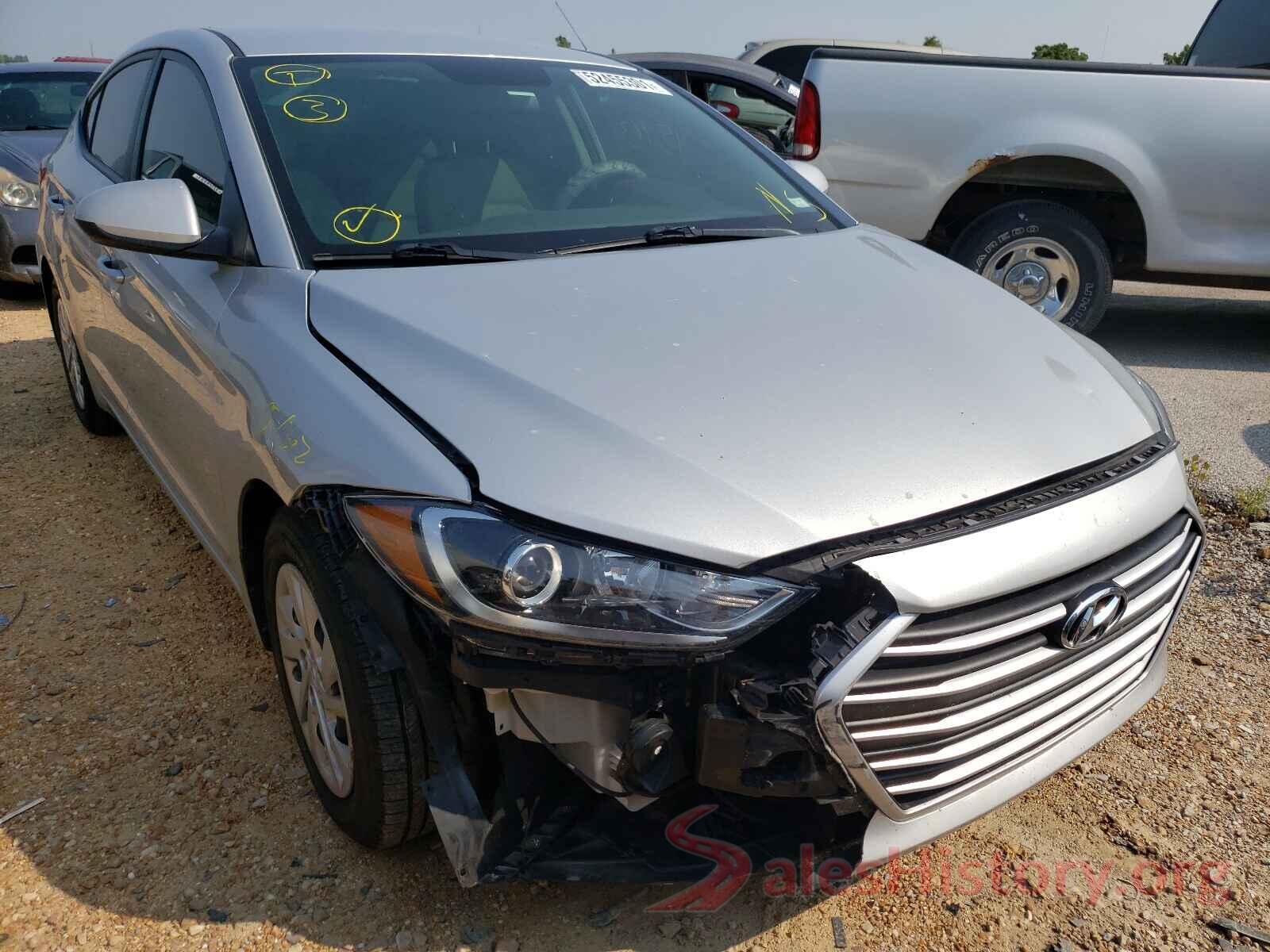 5NPD74LF5HH141780 2017 HYUNDAI ELANTRA