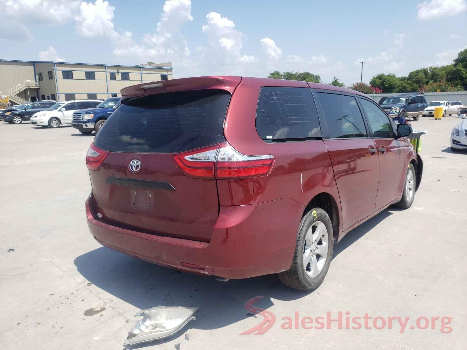 5TDZZ3DC6HS810132 2017 TOYOTA SIENNA