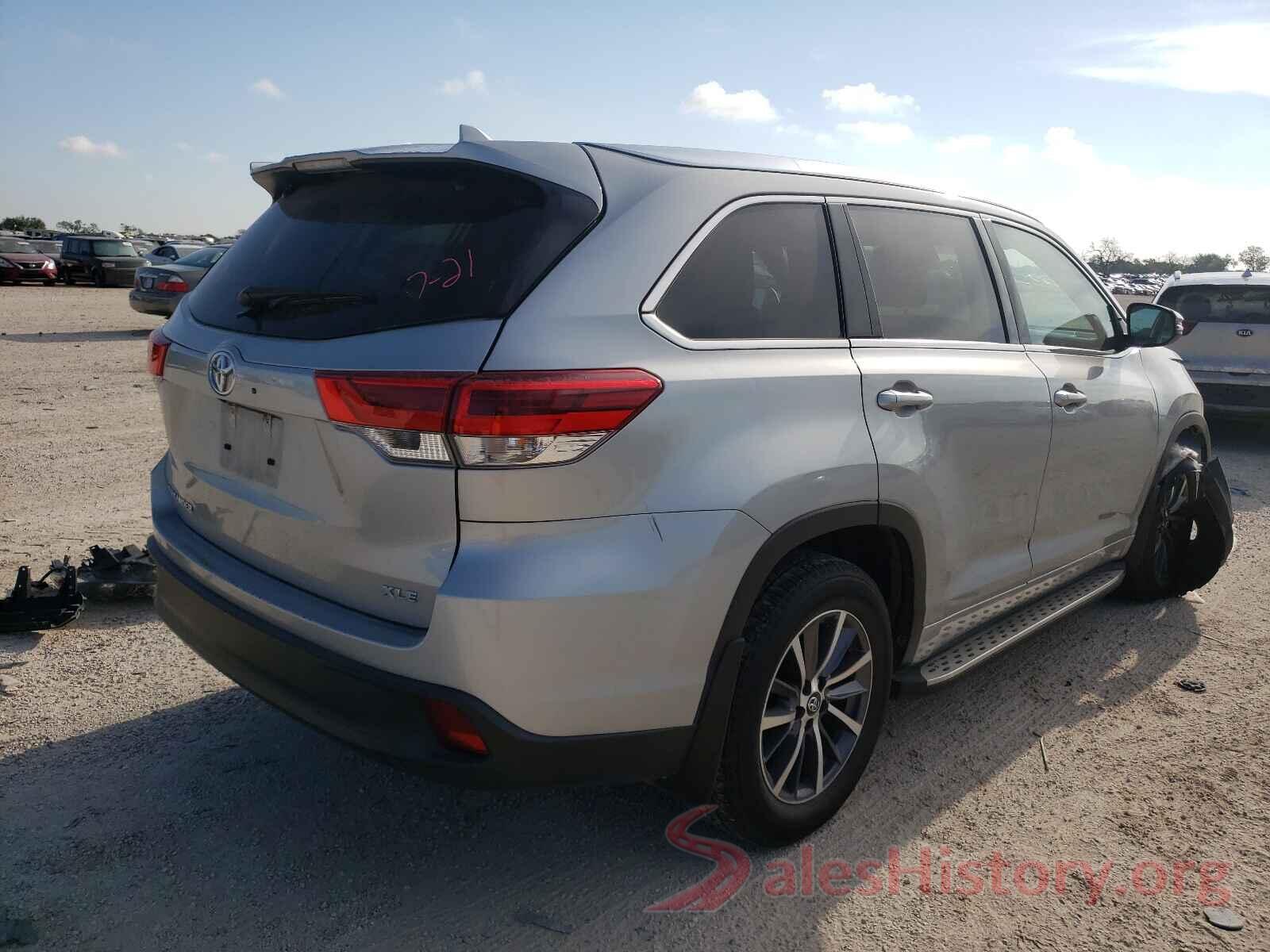 5TDKZRFH3HS509539 2017 TOYOTA HIGHLANDER