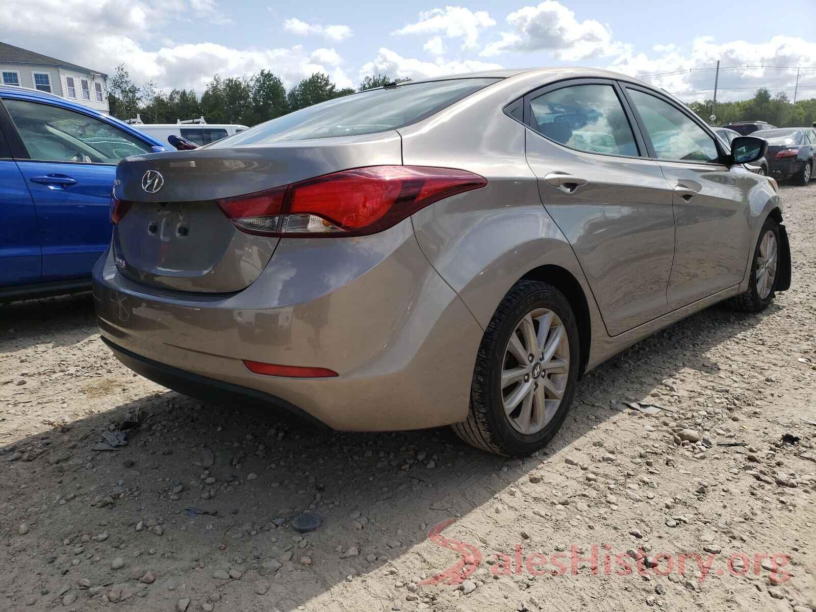 5NPDH4AE9GH773235 2016 HYUNDAI ELANTRA