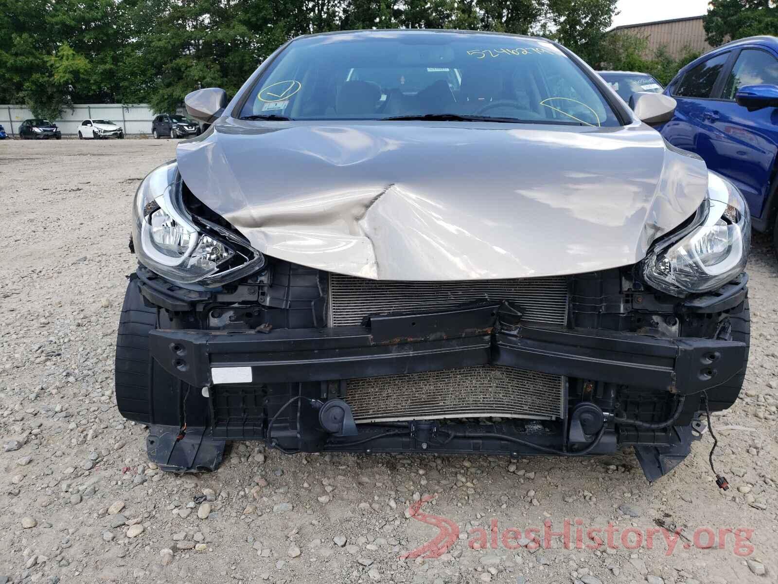 5NPDH4AE9GH773235 2016 HYUNDAI ELANTRA