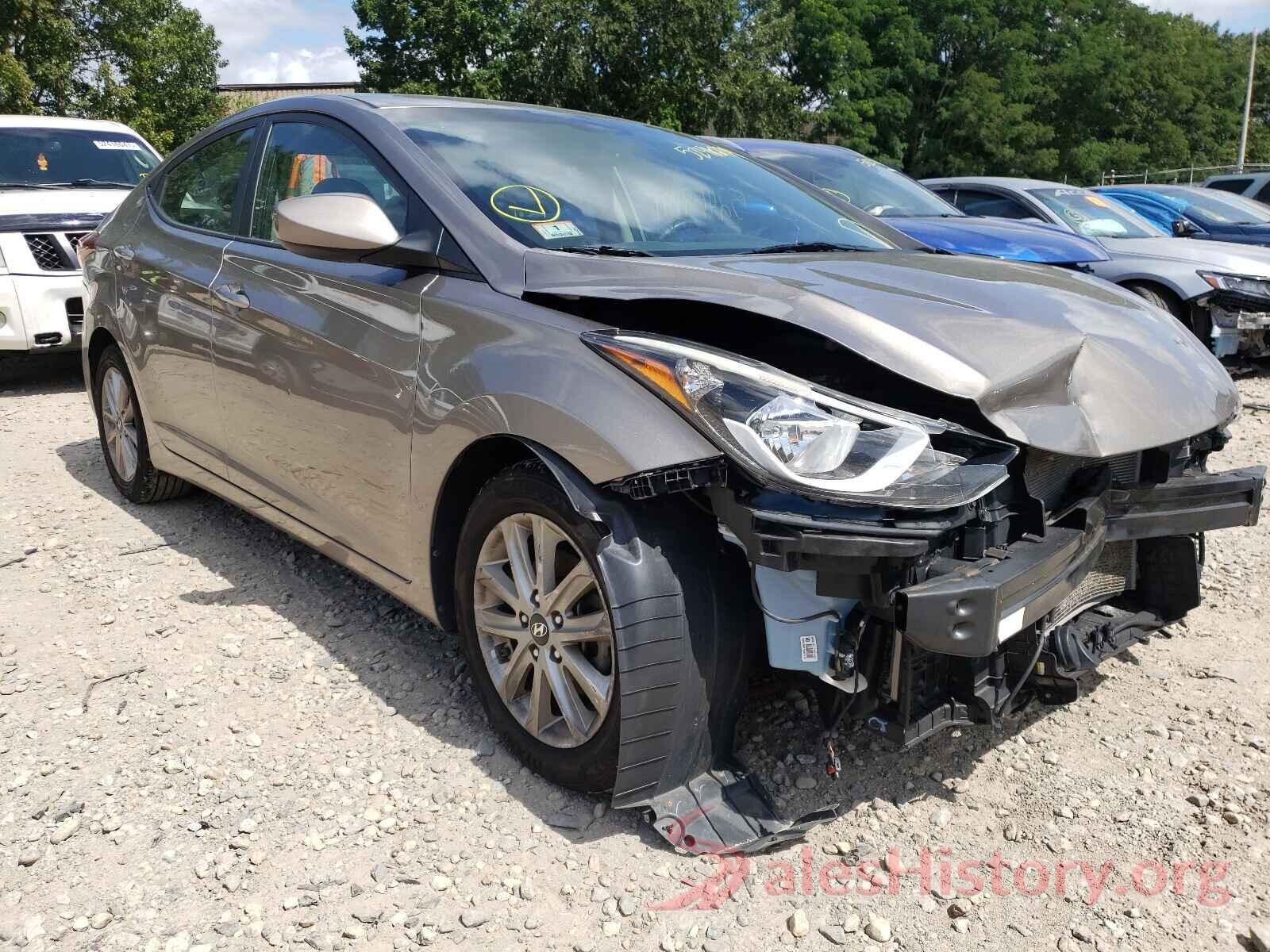 5NPDH4AE9GH773235 2016 HYUNDAI ELANTRA