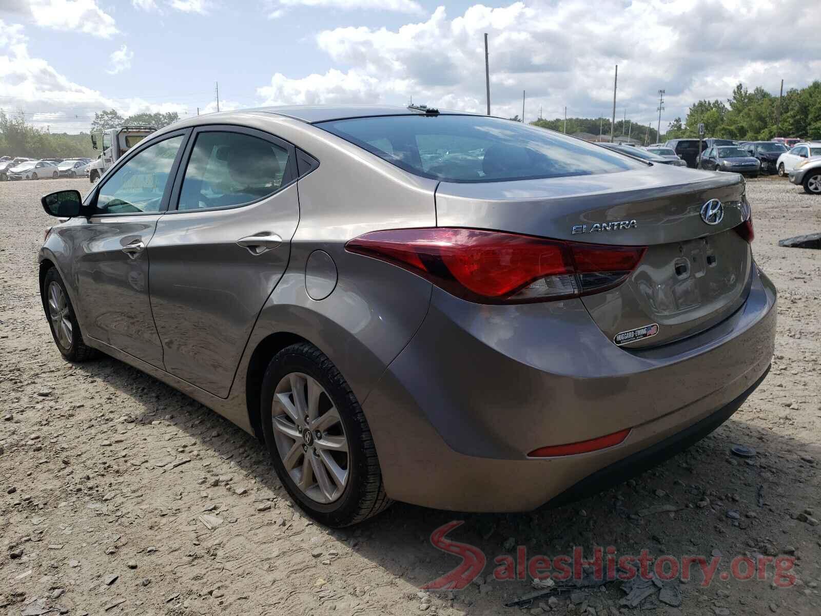 5NPDH4AE9GH773235 2016 HYUNDAI ELANTRA