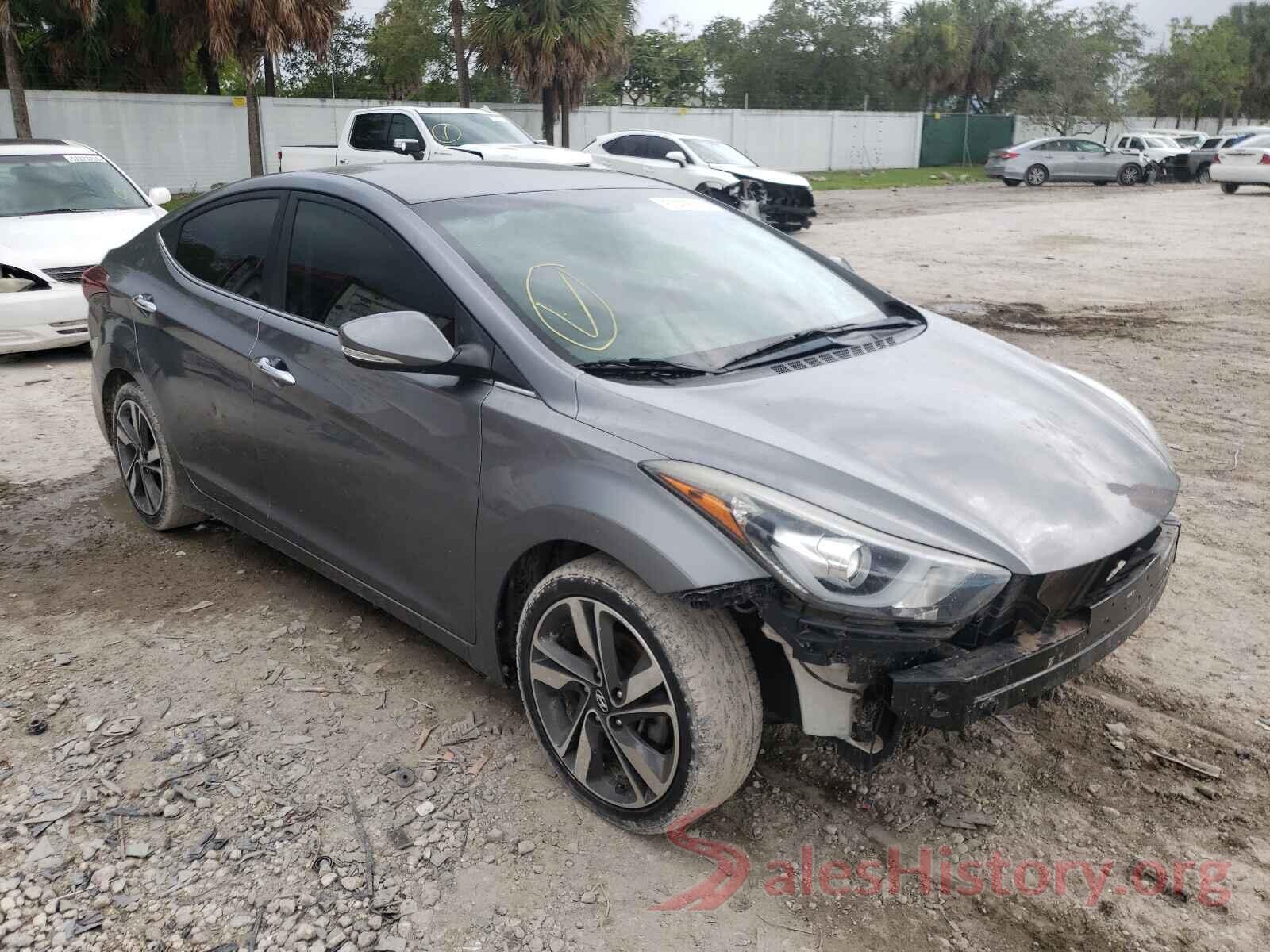 KMHDH4AE0GU586287 2016 HYUNDAI ELANTRA