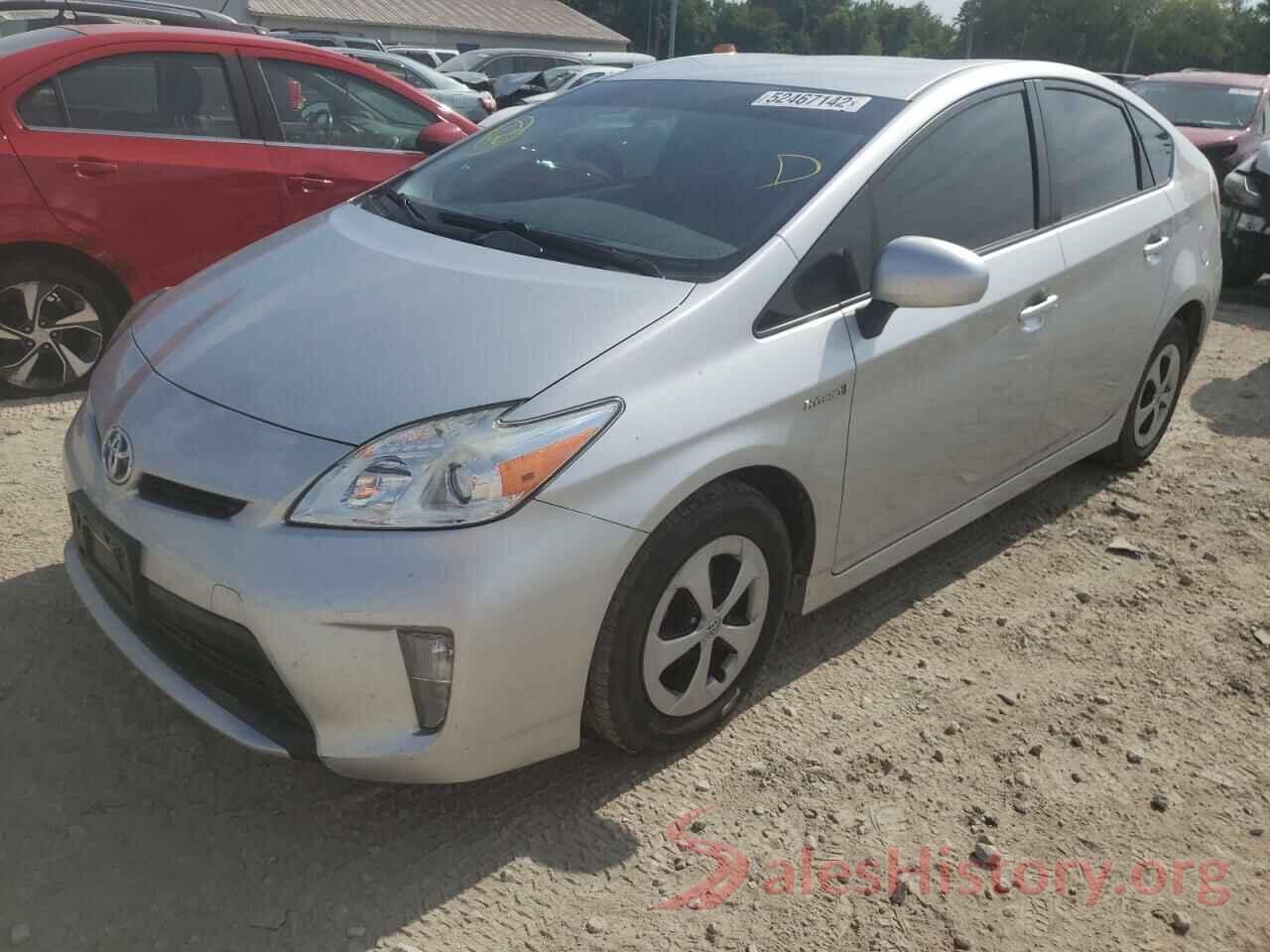 JTDKN3DU5E0376113 2014 TOYOTA PRIUS