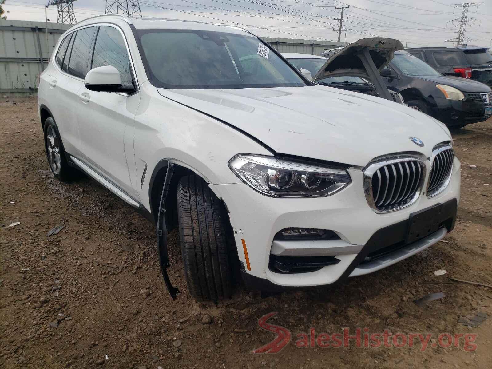 5UXTY5C04M9D90599 2021 BMW X3