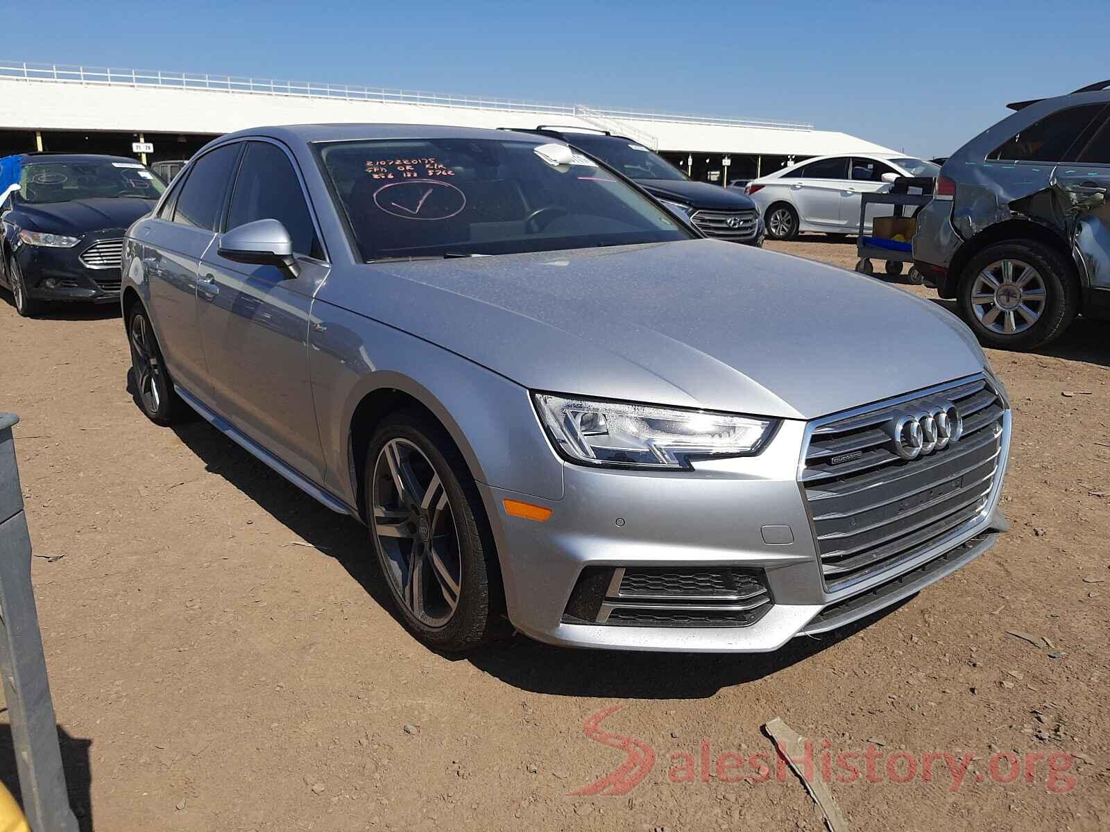 WAUENAF46JA165762 2018 AUDI A4