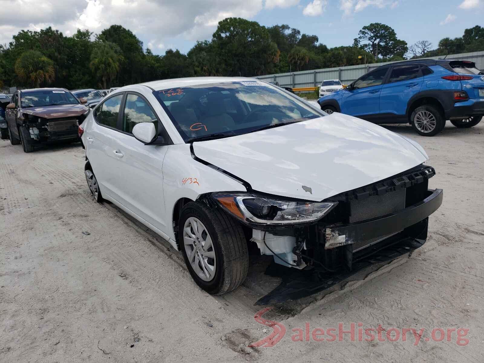 5NPD74LF2JH327444 2018 HYUNDAI ELANTRA