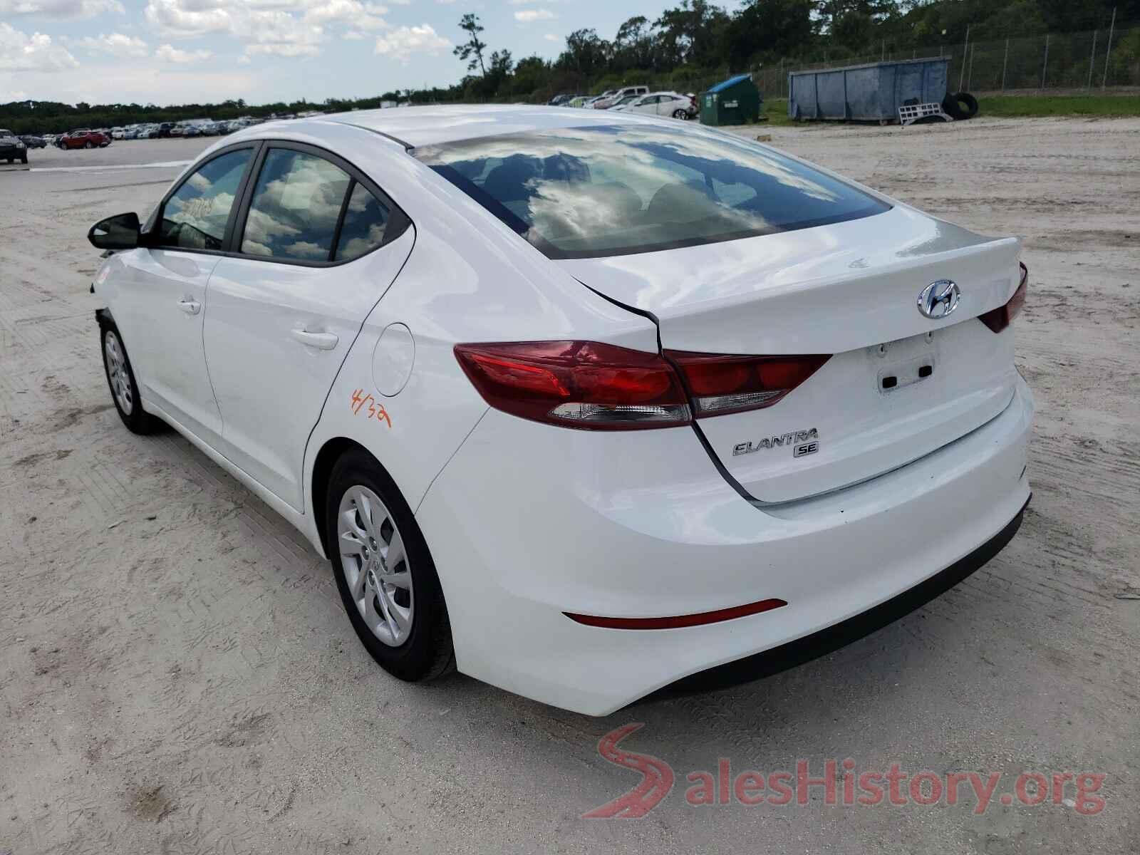 5NPD74LF2JH327444 2018 HYUNDAI ELANTRA