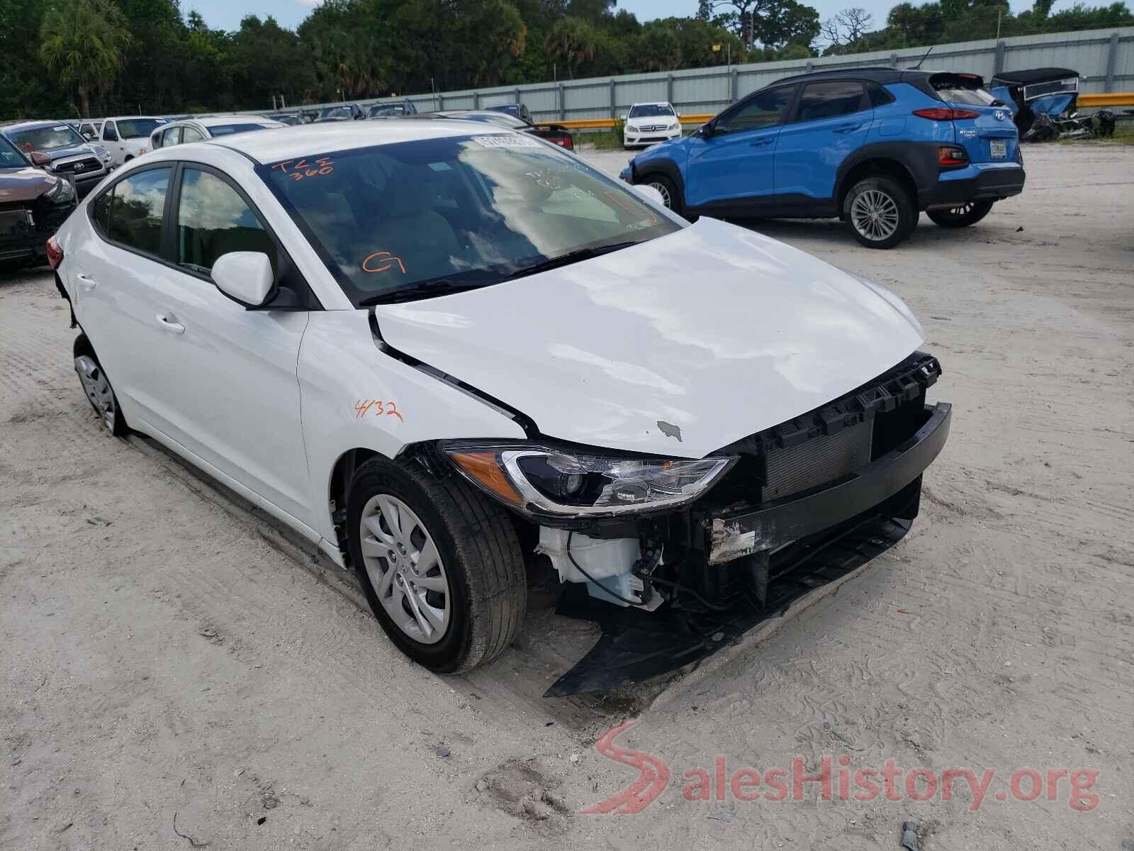 5NPD74LF2JH327444 2018 HYUNDAI ELANTRA