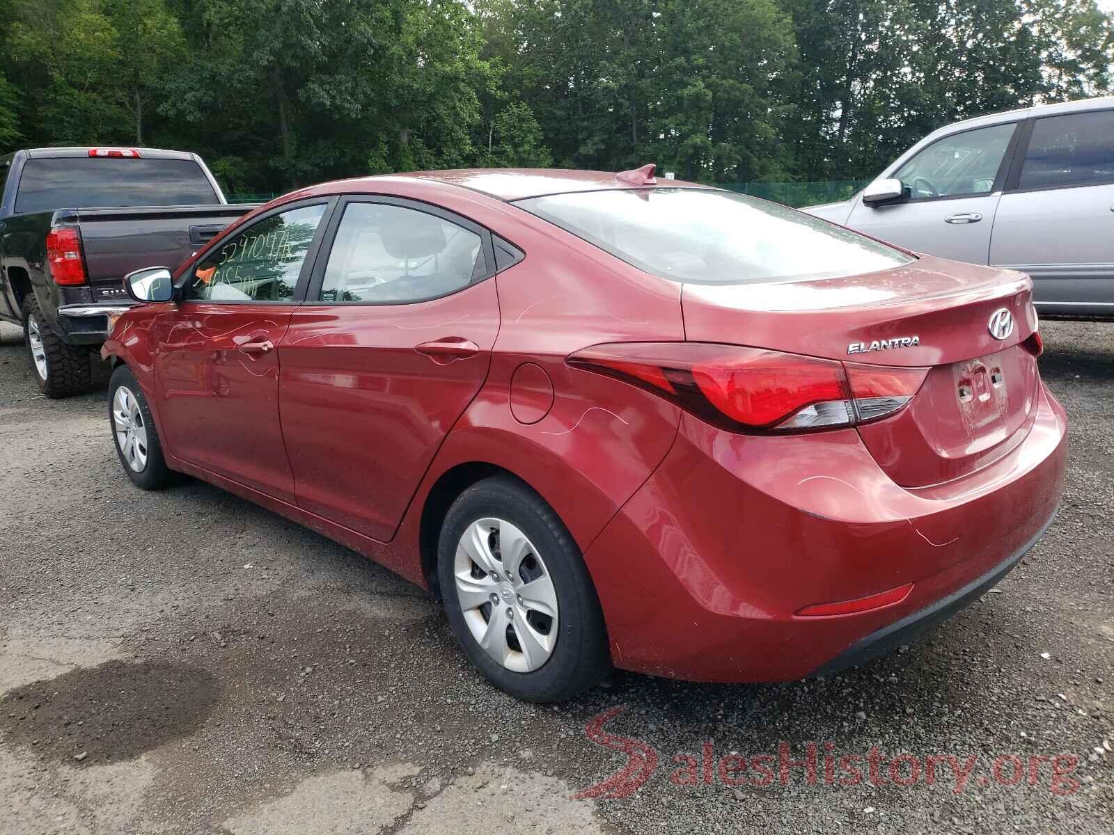 5NPDH4AE9GH744110 2016 HYUNDAI ELANTRA