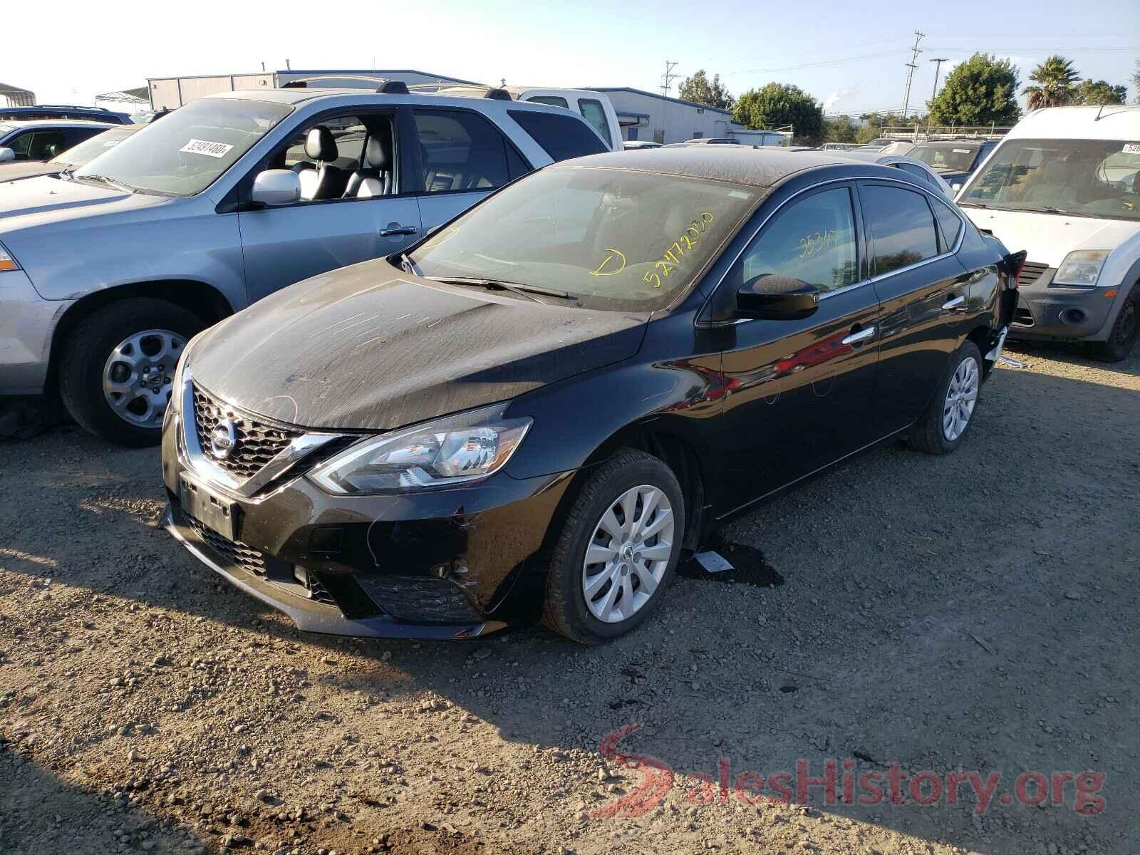 3N1AB7AP6KY256450 2019 NISSAN SENTRA