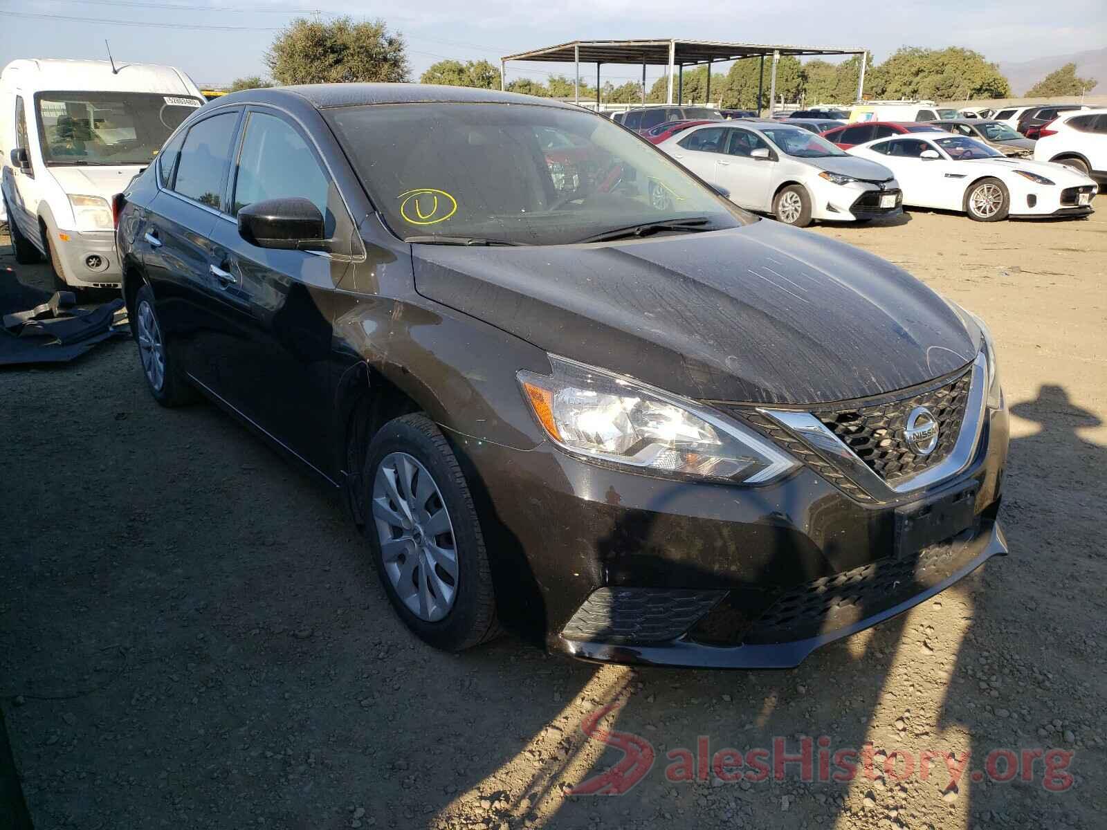 3N1AB7AP6KY256450 2019 NISSAN SENTRA