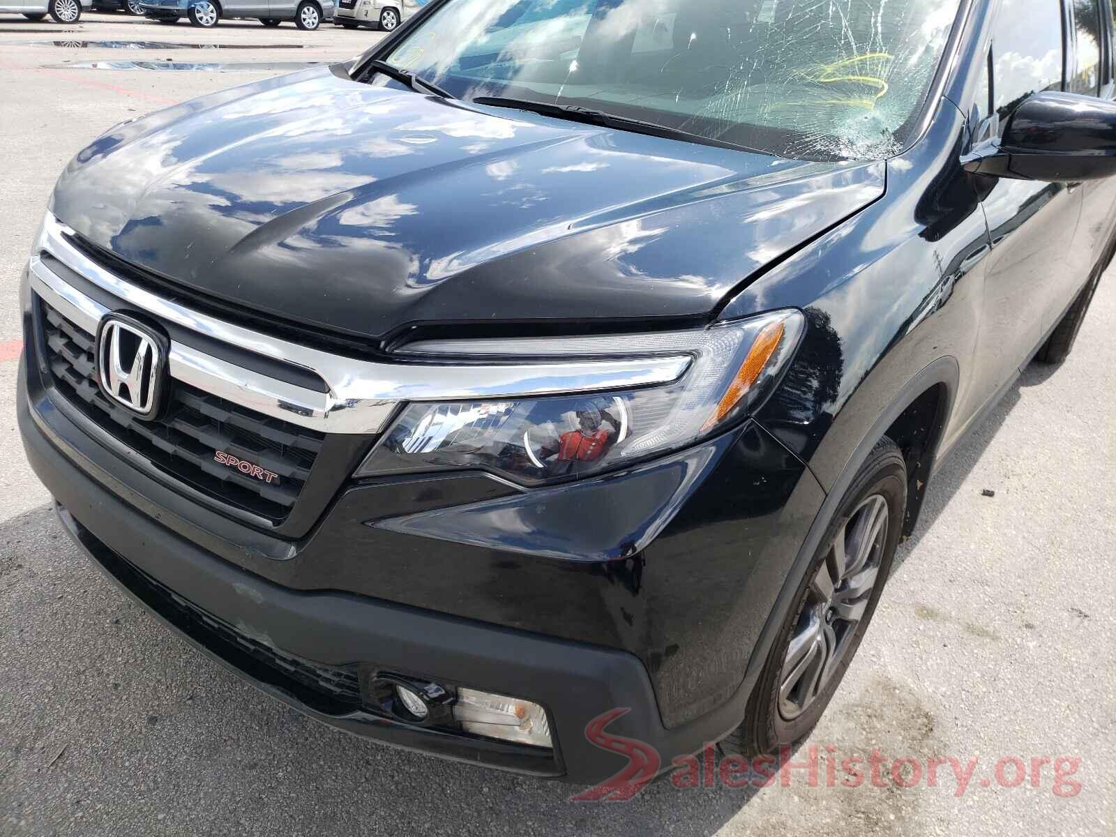 5FPYK3F14KB044836 2019 HONDA RIDGELINE