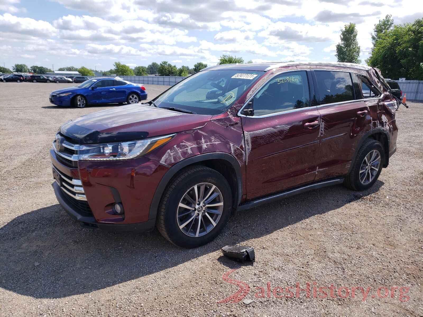 5TDJZRFH2JS885246 2018 TOYOTA HIGHLANDER