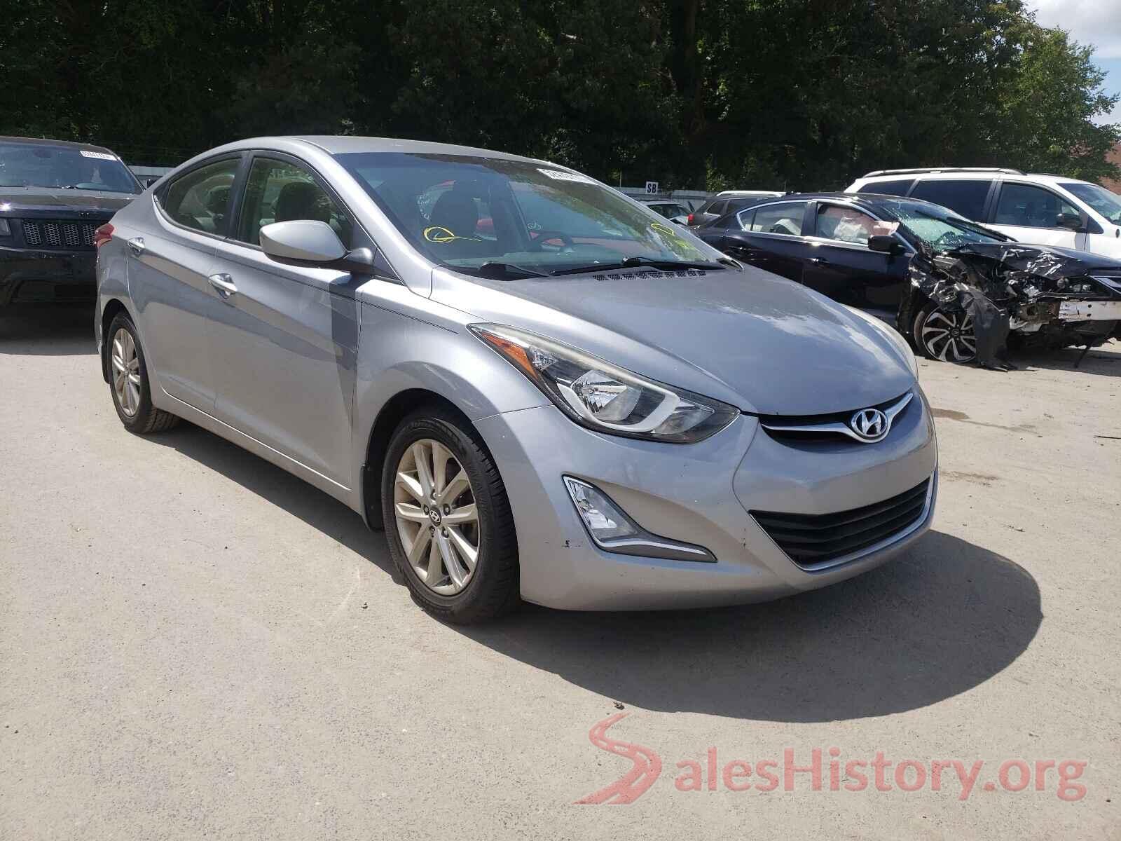 5NPDH4AE8GH654298 2016 HYUNDAI ELANTRA