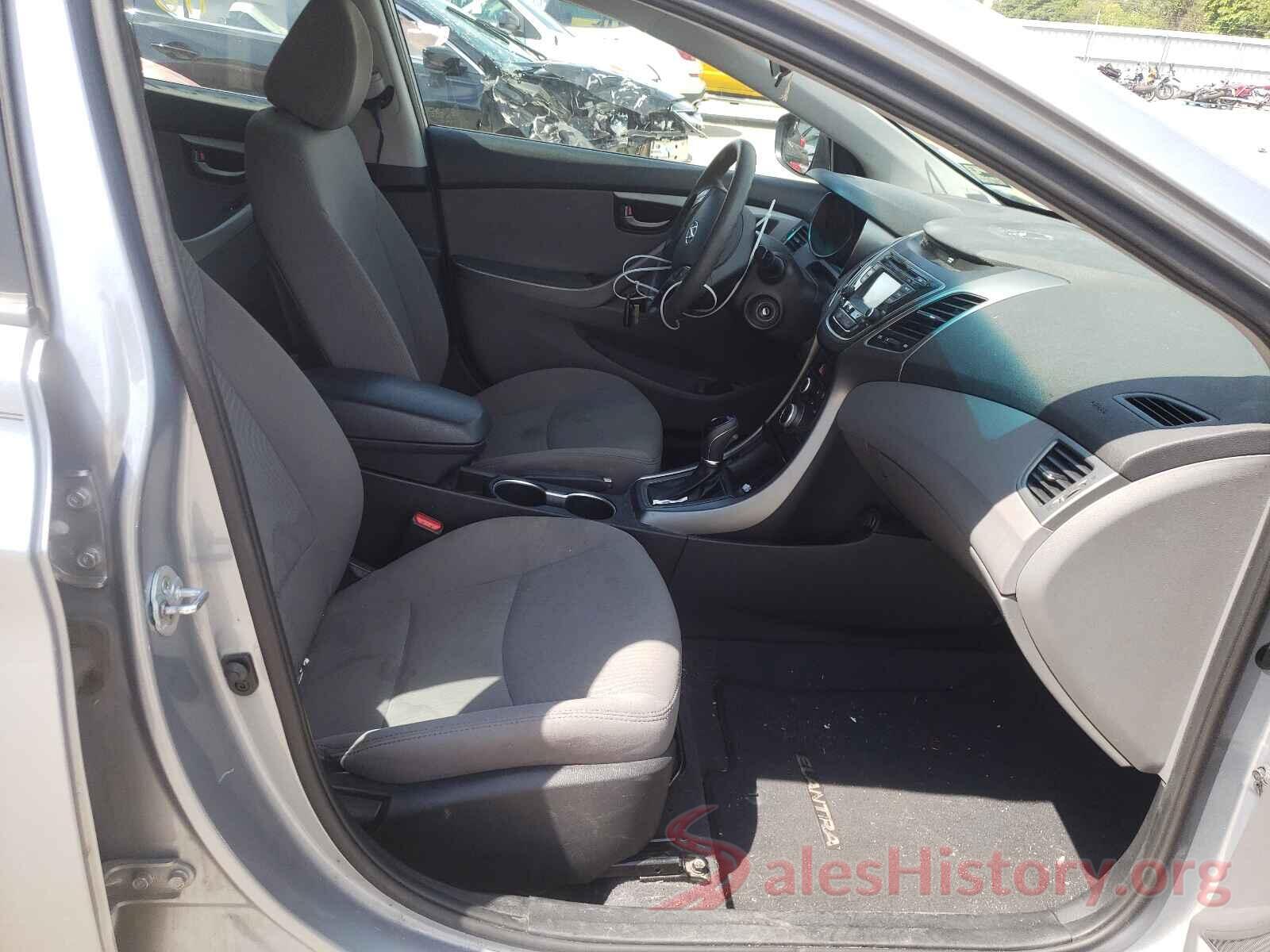 5NPDH4AE8GH654298 2016 HYUNDAI ELANTRA