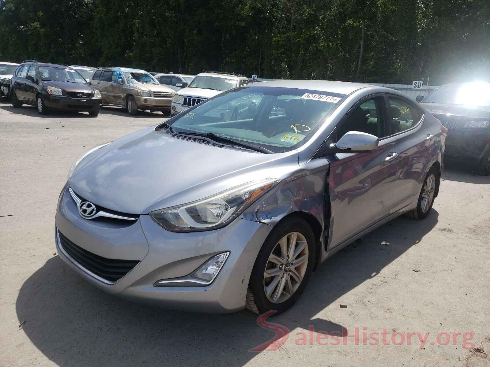 5NPDH4AE8GH654298 2016 HYUNDAI ELANTRA