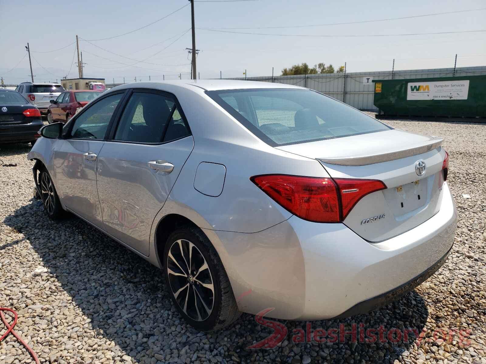 5YFBURHE8HP581461 2017 TOYOTA COROLLA