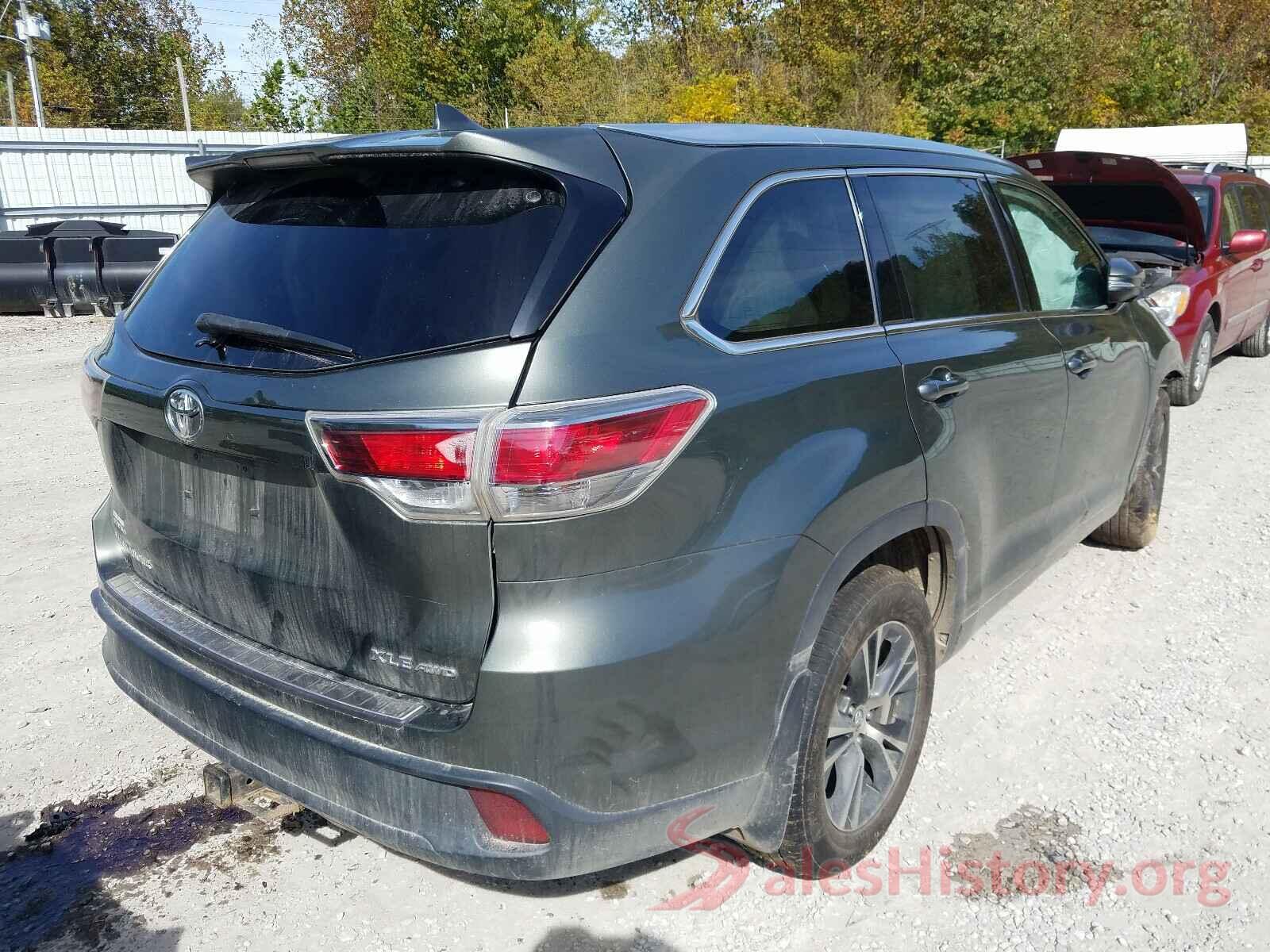 5TDJKRFH5GS242886 2016 TOYOTA HIGHLANDER