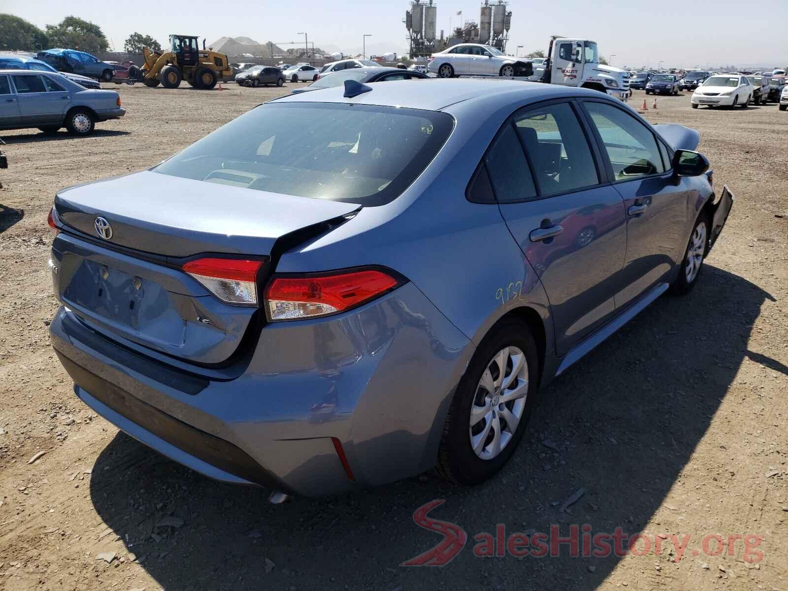 JTDEPRAE8LJ013822 2020 TOYOTA COROLLA