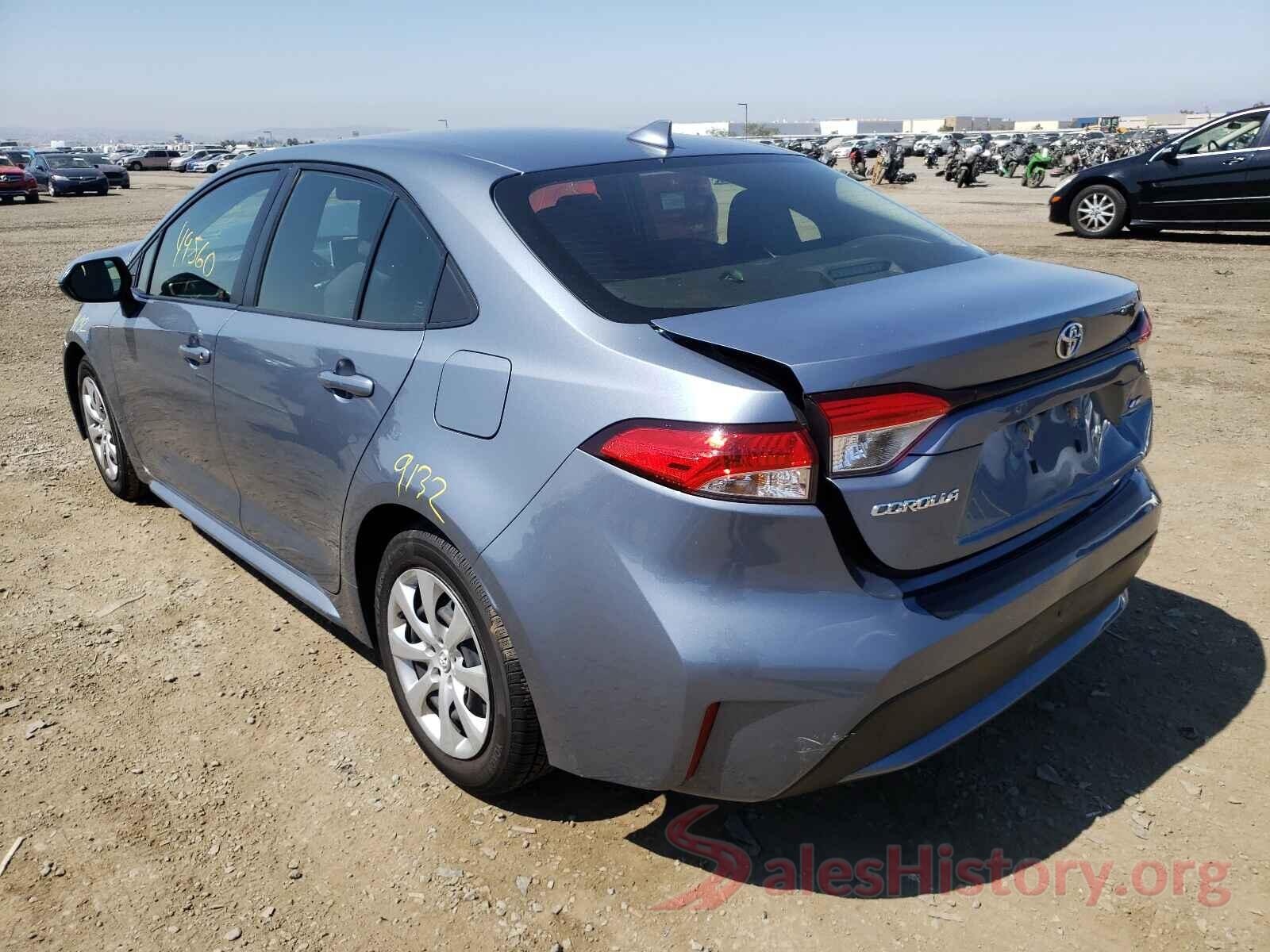 JTDEPRAE8LJ013822 2020 TOYOTA COROLLA