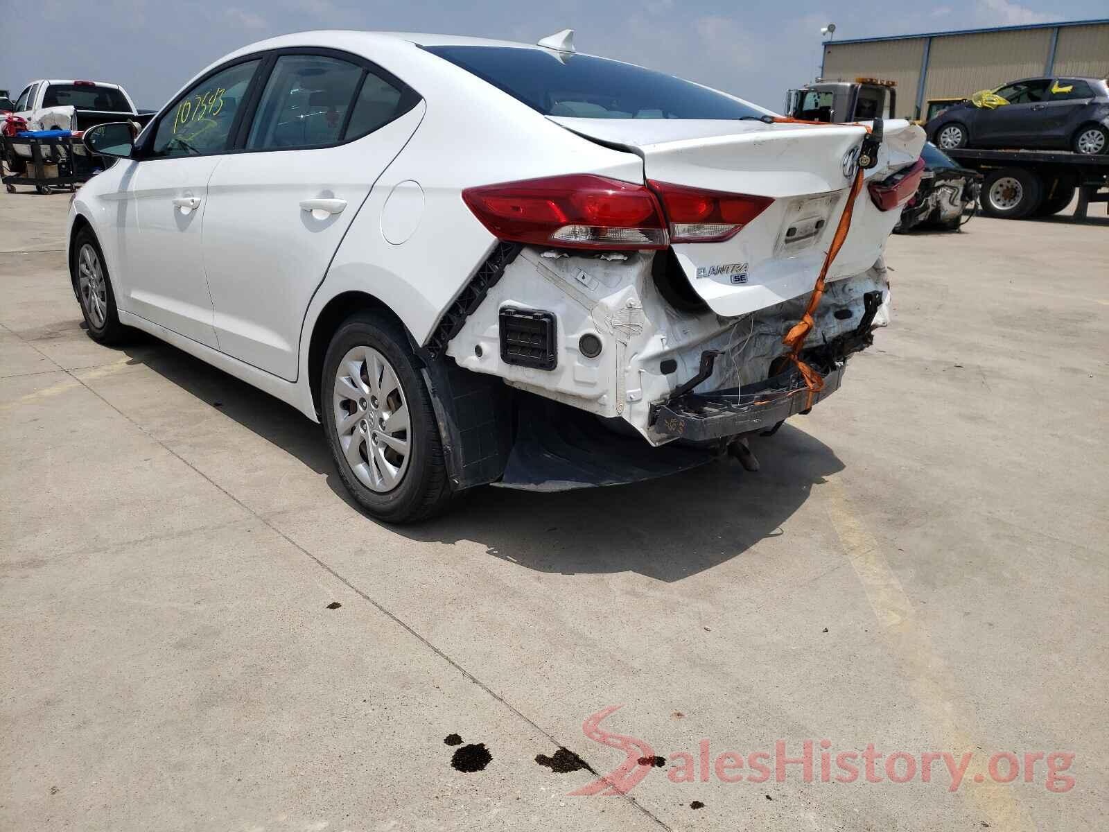 5NPD74LF9HH174720 2017 HYUNDAI ELANTRA