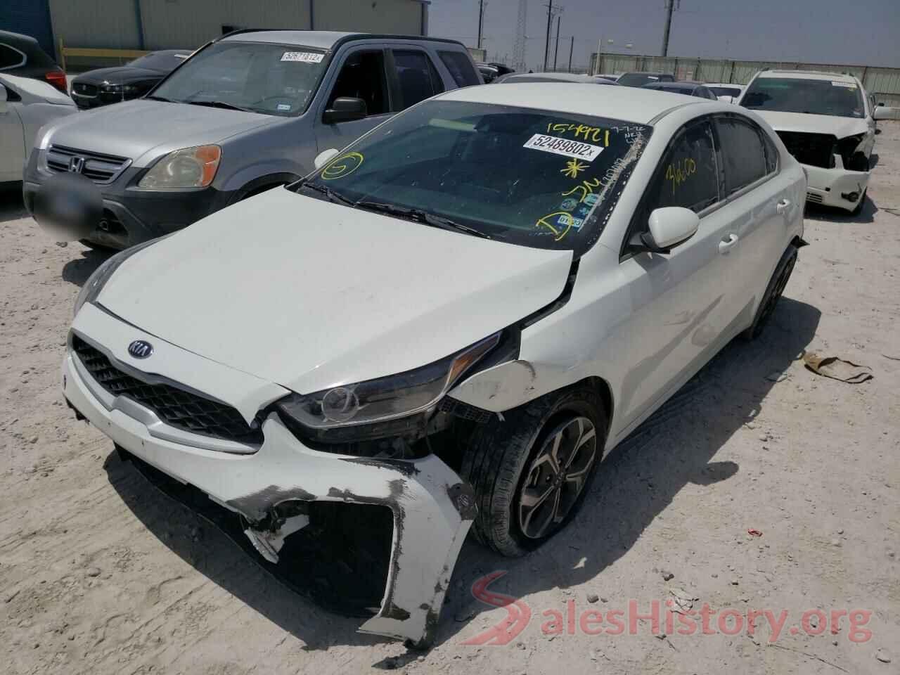 3KPF24ADXLE154921 2020 KIA FORTE