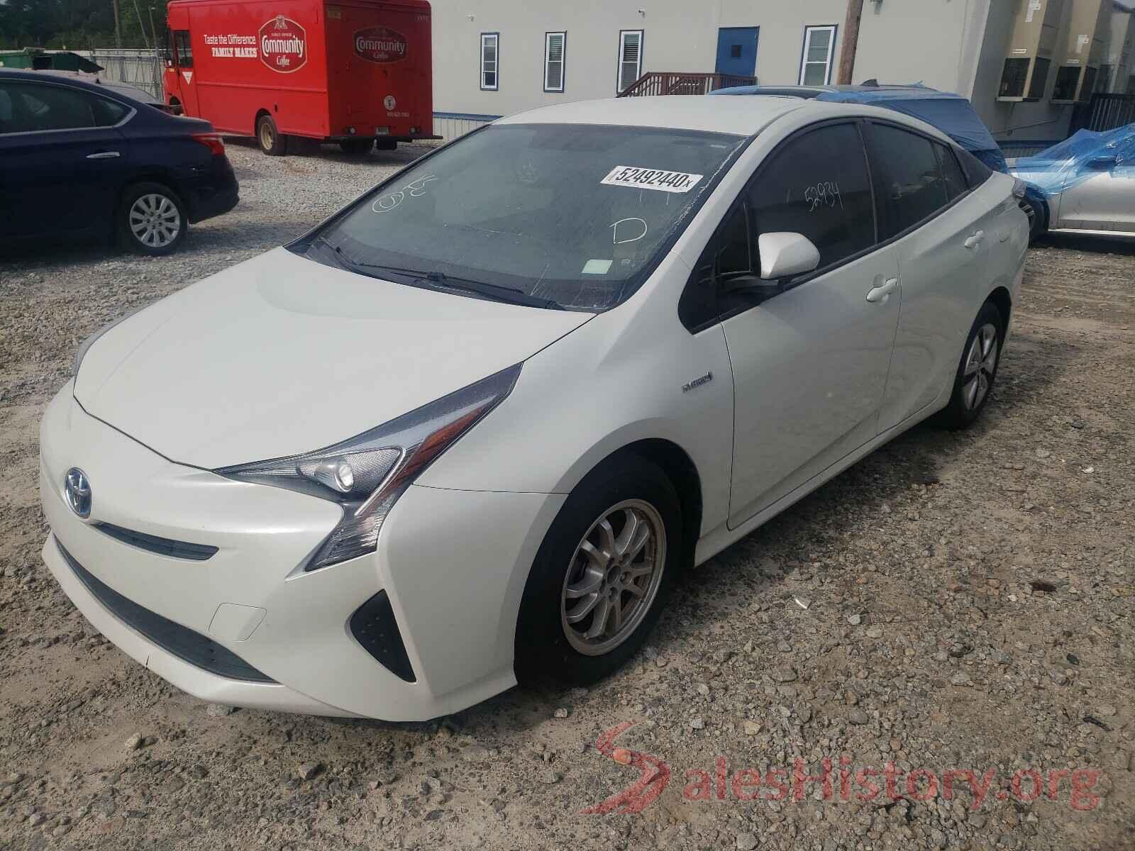 JTDKARFU5G3504007 2016 TOYOTA PRIUS