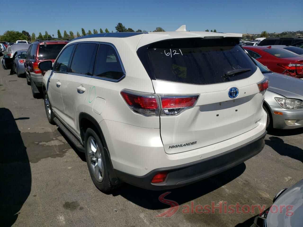 5TDDCRFH1GS020100 2016 TOYOTA HIGHLANDER