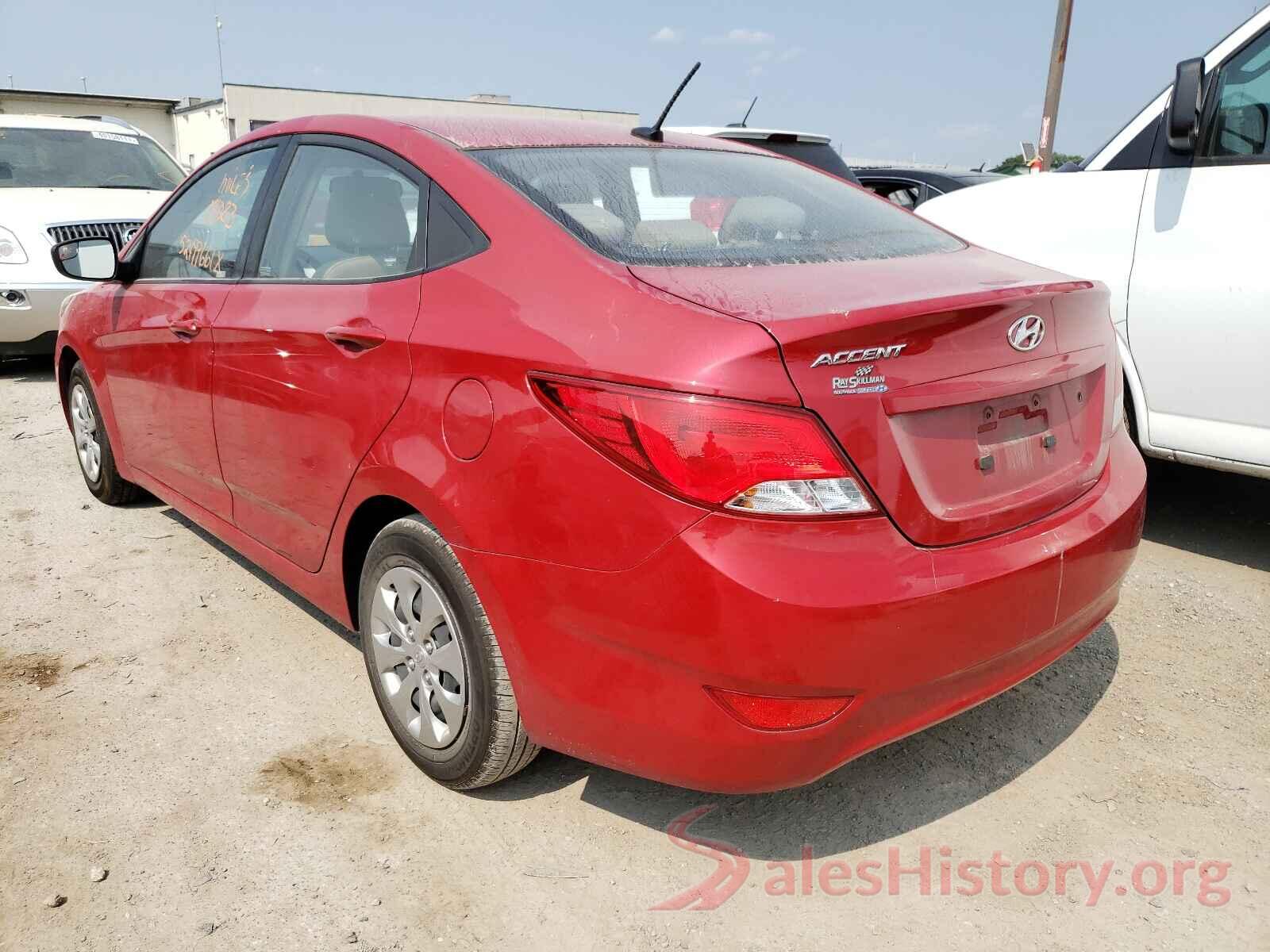 KMHCT4AE1GU083832 2016 HYUNDAI ACCENT