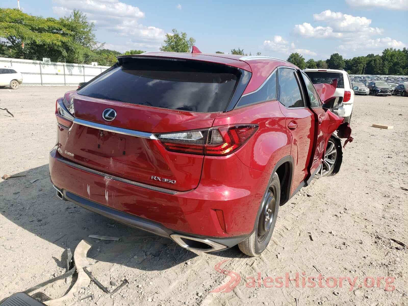 2T2BZMCA8HC132124 2017 LEXUS RX350