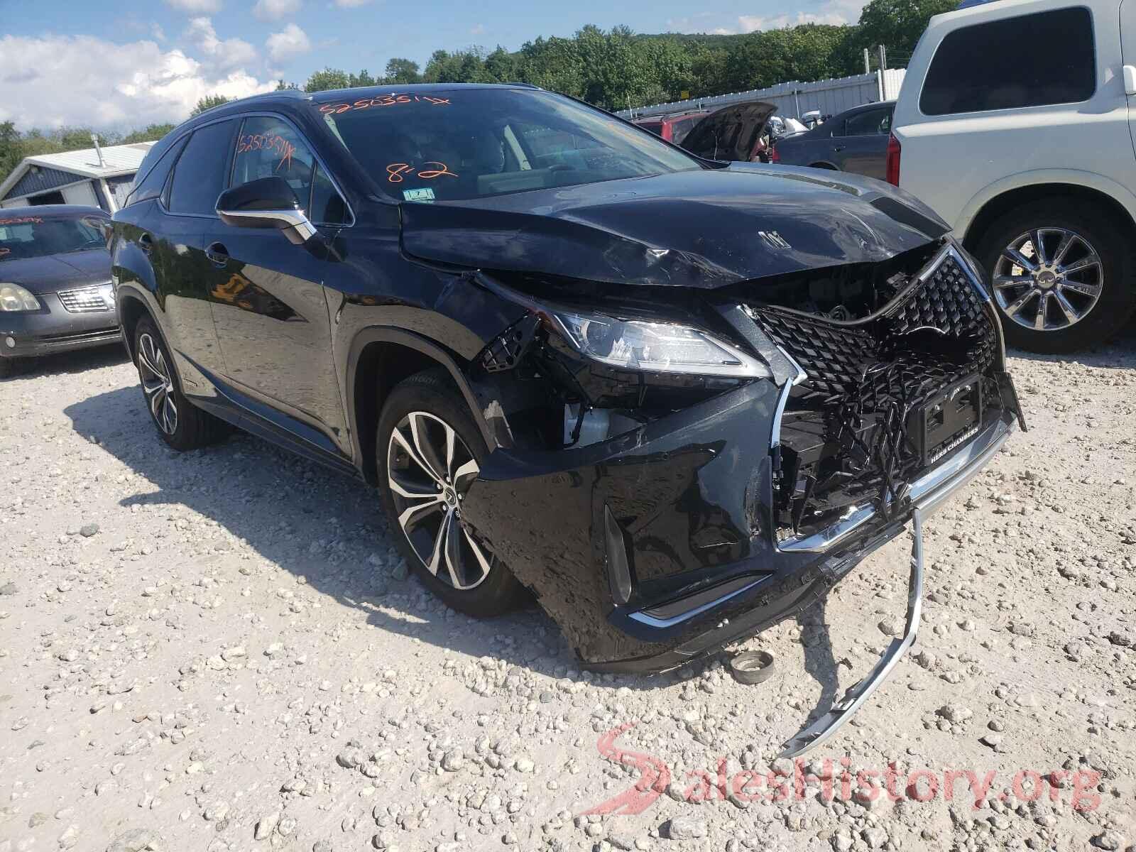 JTJHGKFA7L2014929 2020 LEXUS RX450