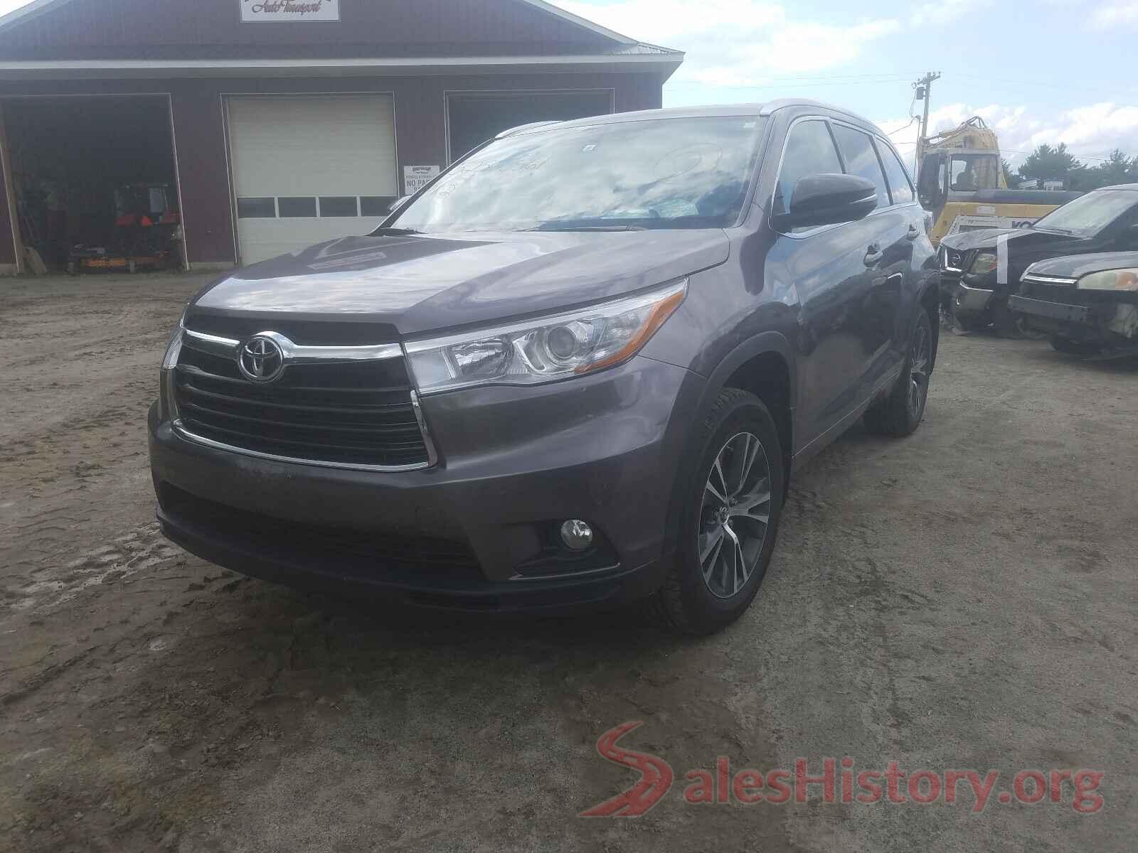 5TDJKRFH6GS322682 2016 TOYOTA HIGHLANDER