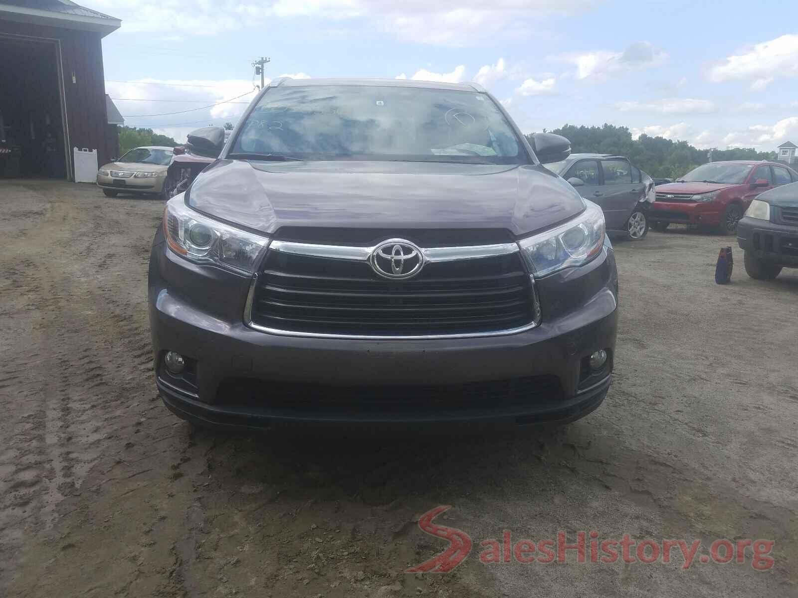 5TDJKRFH6GS322682 2016 TOYOTA HIGHLANDER