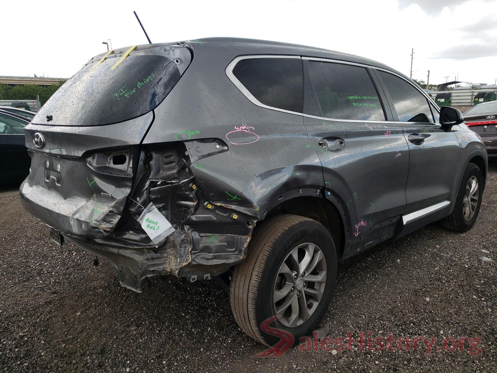 5NMS2CADXKH130408 2019 HYUNDAI SANTA FE