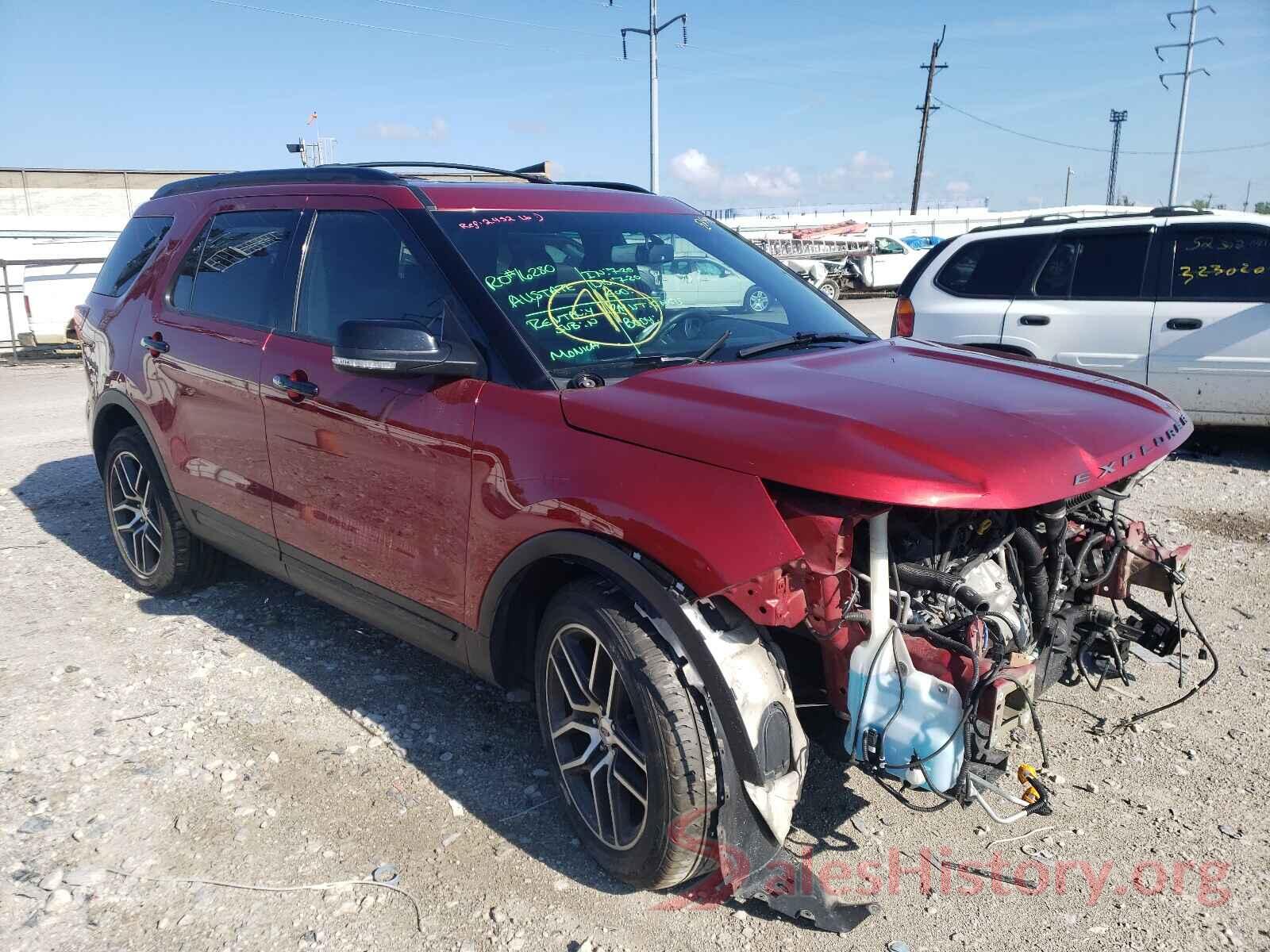 1FM5K8GT2GGA55674 2016 FORD EXPLORER