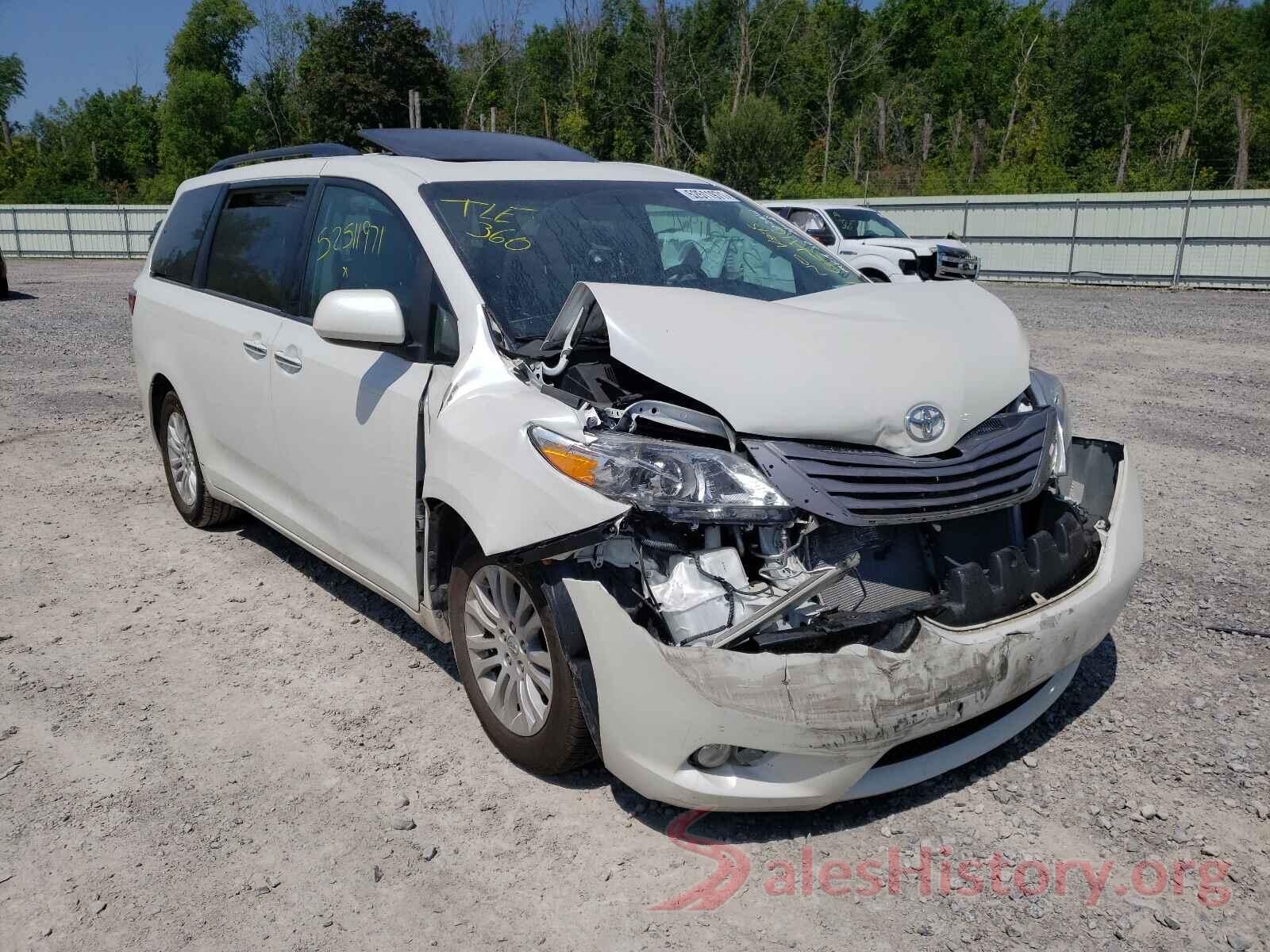 5TDYK3DC2GS754799 2016 TOYOTA SIENNA