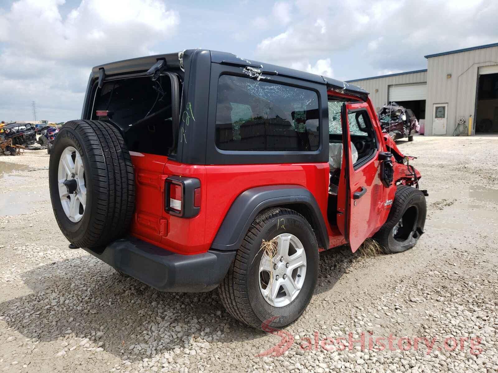 1C4GJXAG6LW207655 2020 JEEP WRANGLER