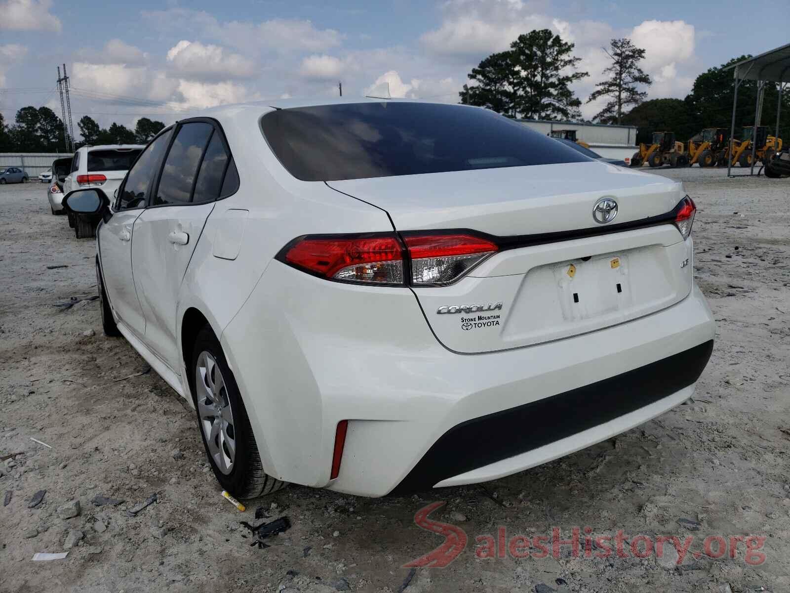 JTDEPMAE9MJ167332 2021 TOYOTA COROLLA