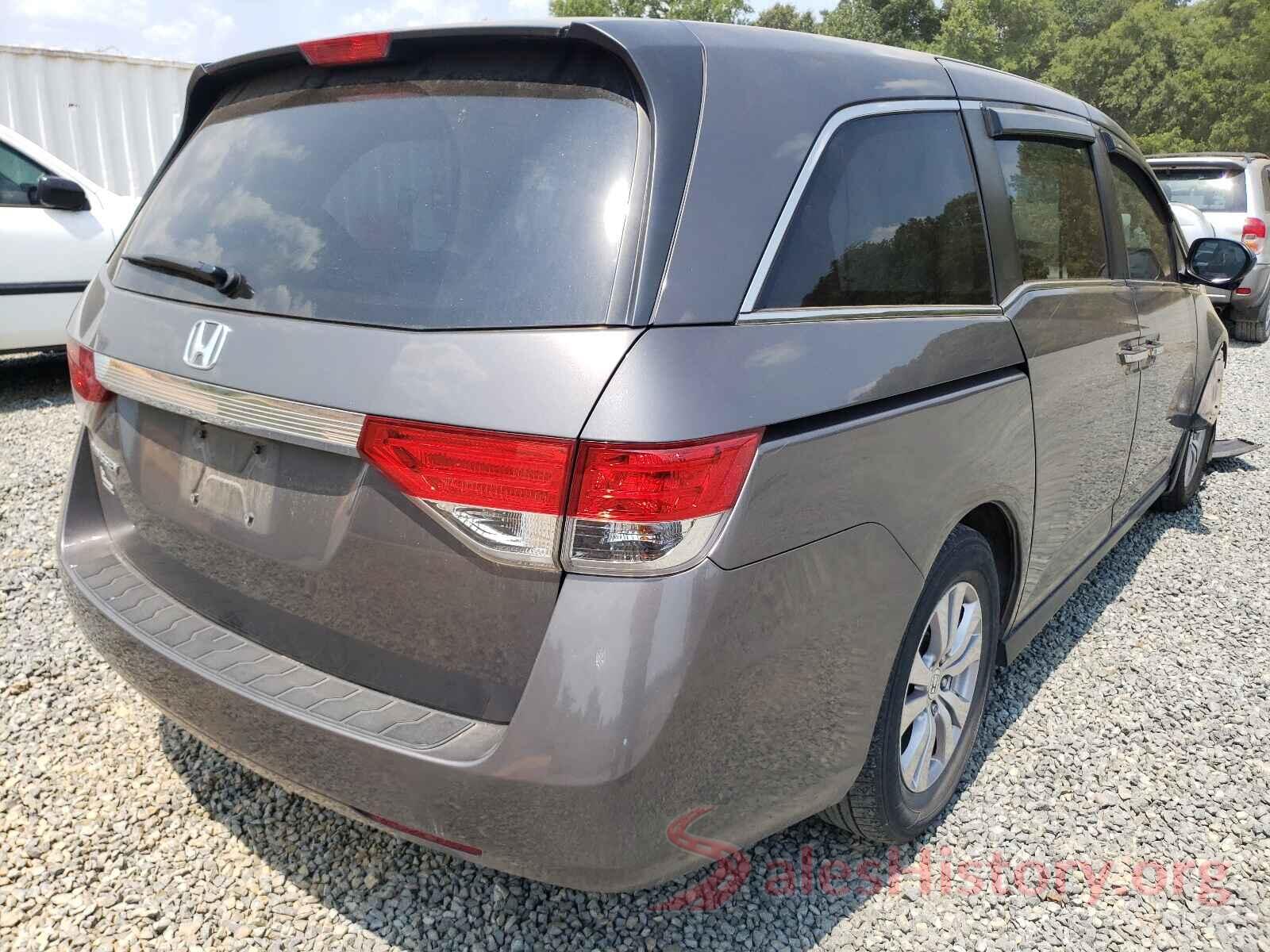 5FNRL5H67GB014848 2016 HONDA ODYSSEY