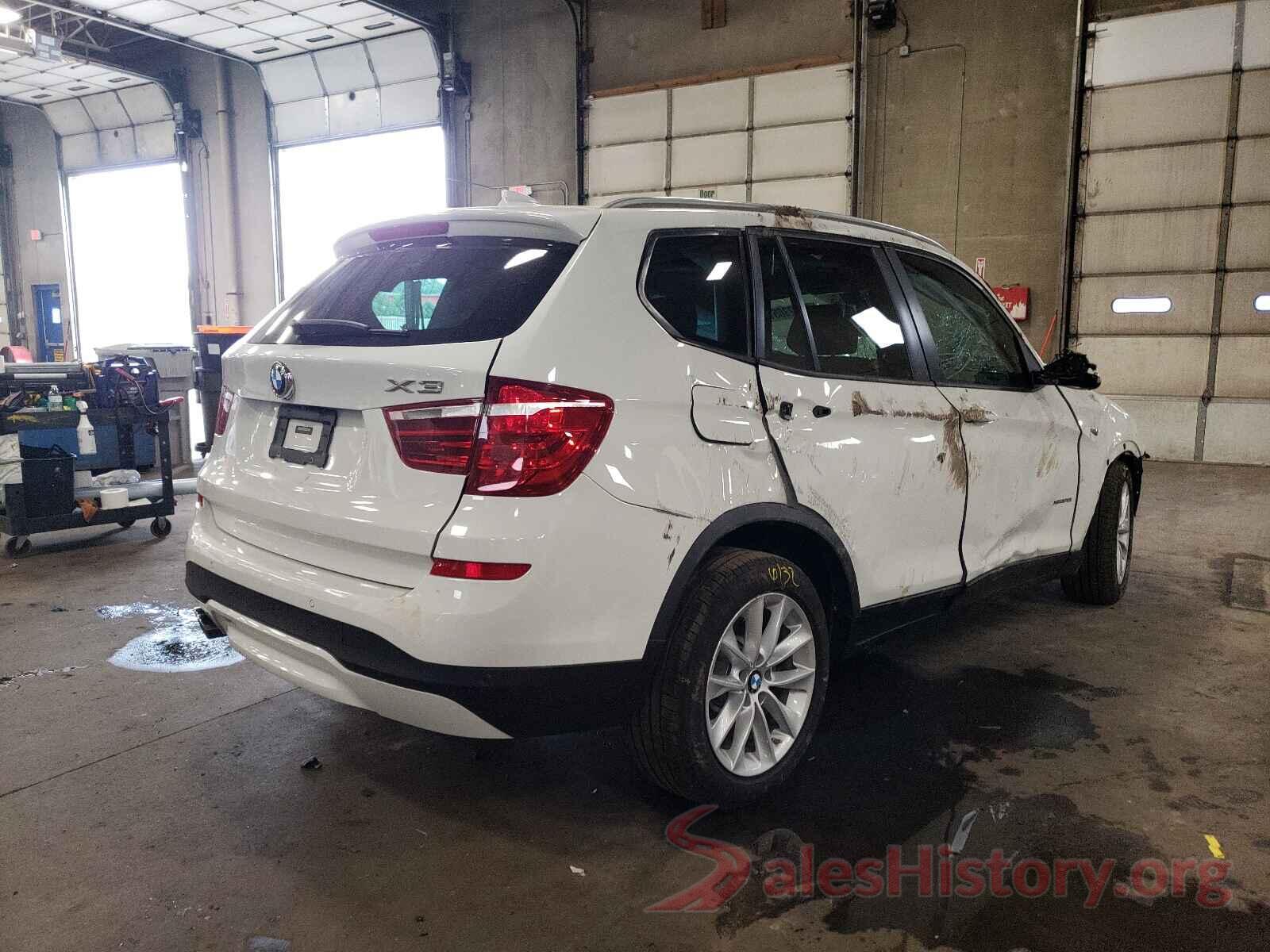 5UXWX9C3XH0T17178 2017 BMW X3