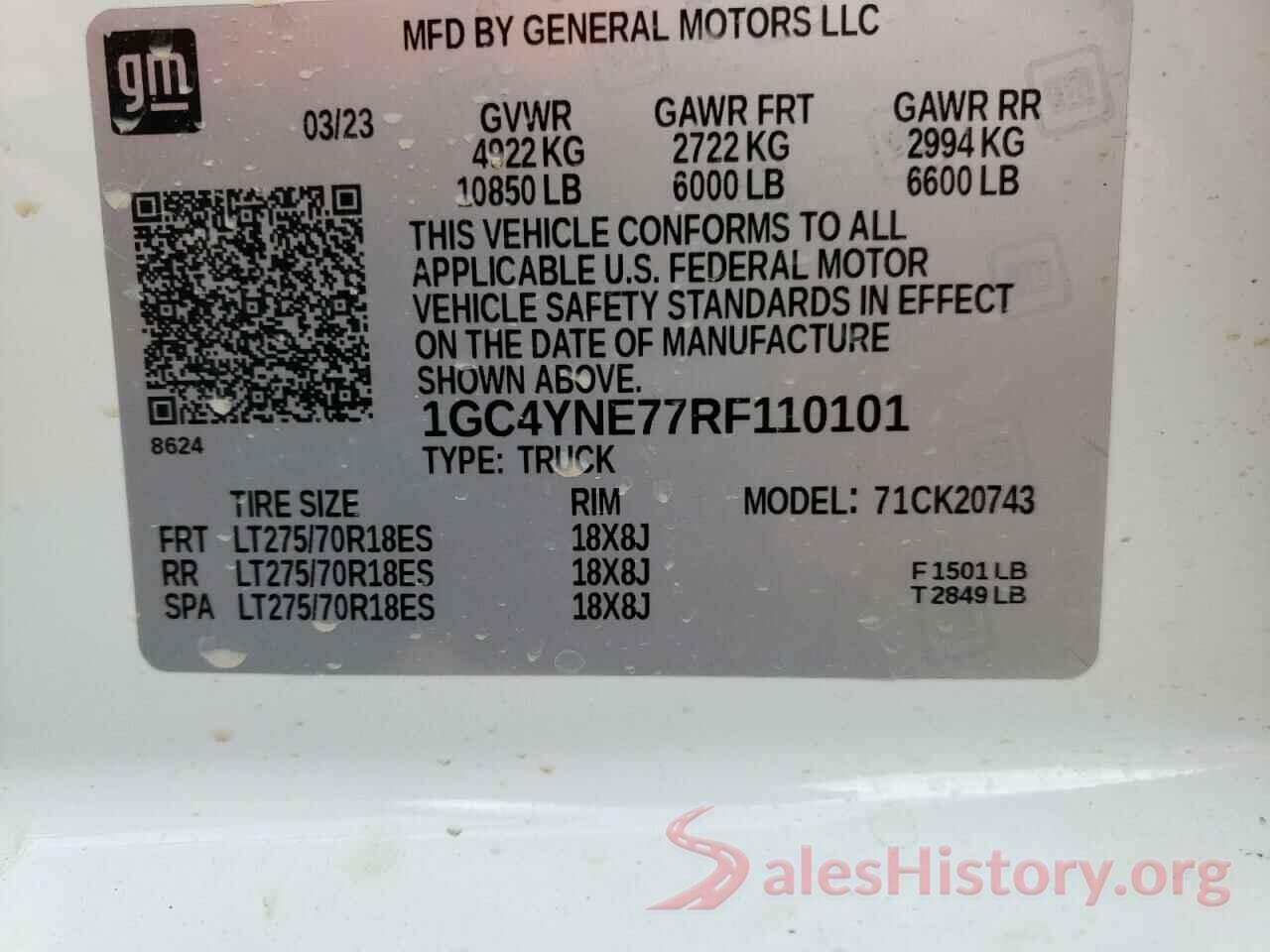 1GC4YNE77RF110101 2024 CHEVROLET ALL Models