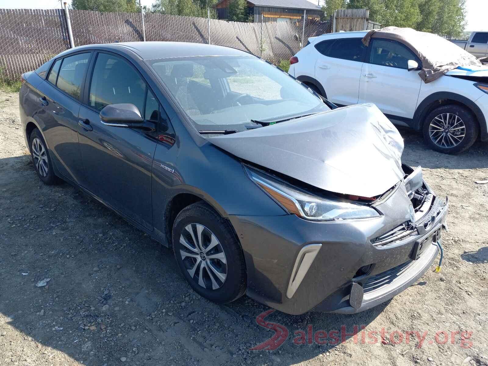 JTDL9RFU4K3011103 2019 TOYOTA PRIUS